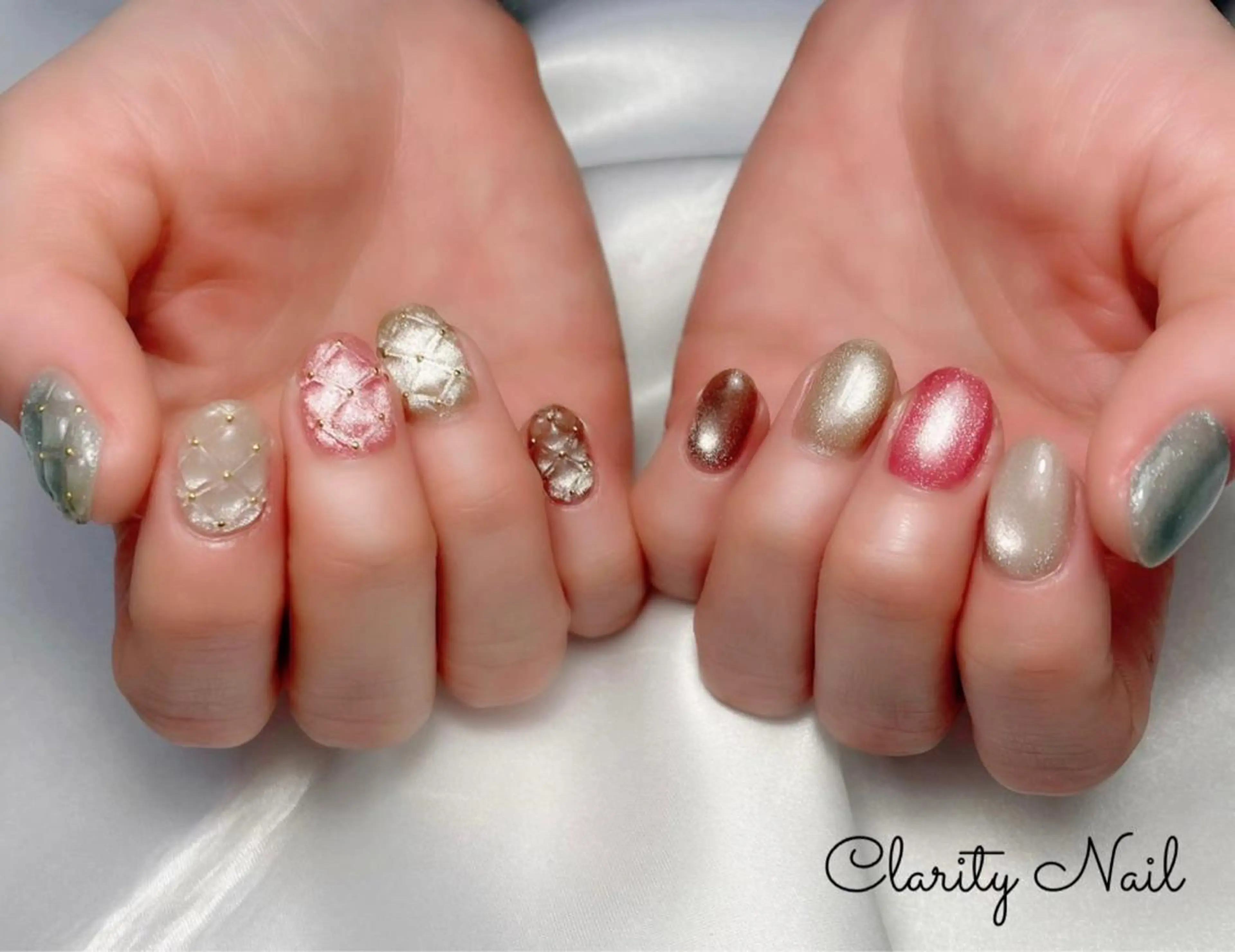 ネイル アートネイル 持ち込み ハンドネイル Clarity Nailのネイルデザイン