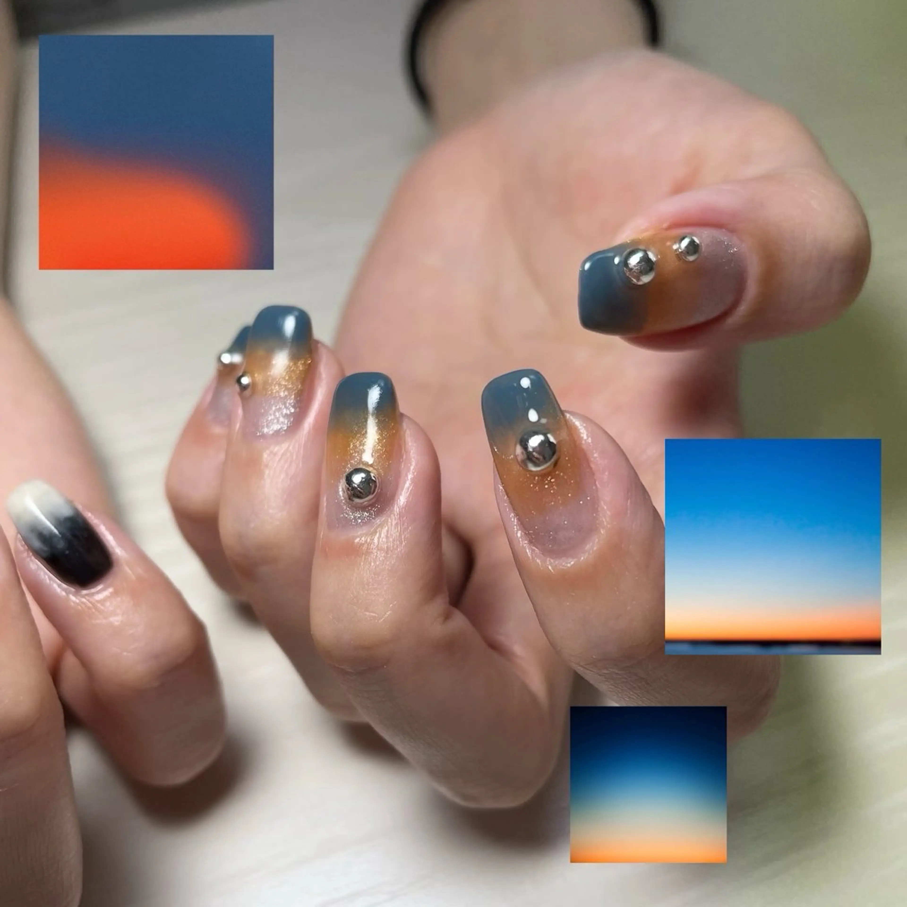 ネイル ハンドネイル うの 韓国ﾈｲﾙ໒꒱⋆⭒˚のネイルデザイン