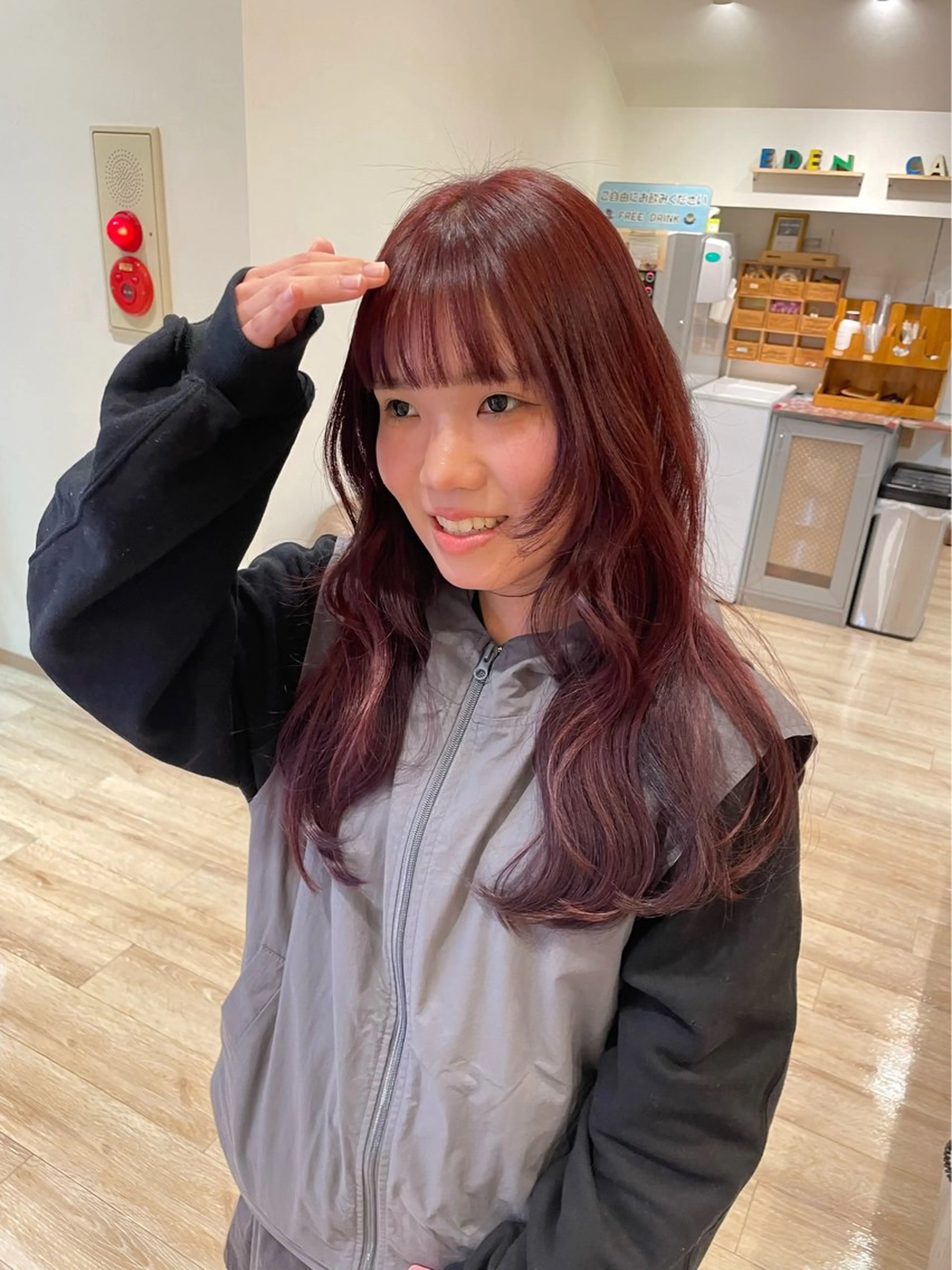 ロング カラー ブリーチ ダブルカラー ブリーチなしカラー ピンクカラー バイオレットカラー カット ヘアカラー ハイトーンカラー 🐈🤎Rikoのヘアスタイル