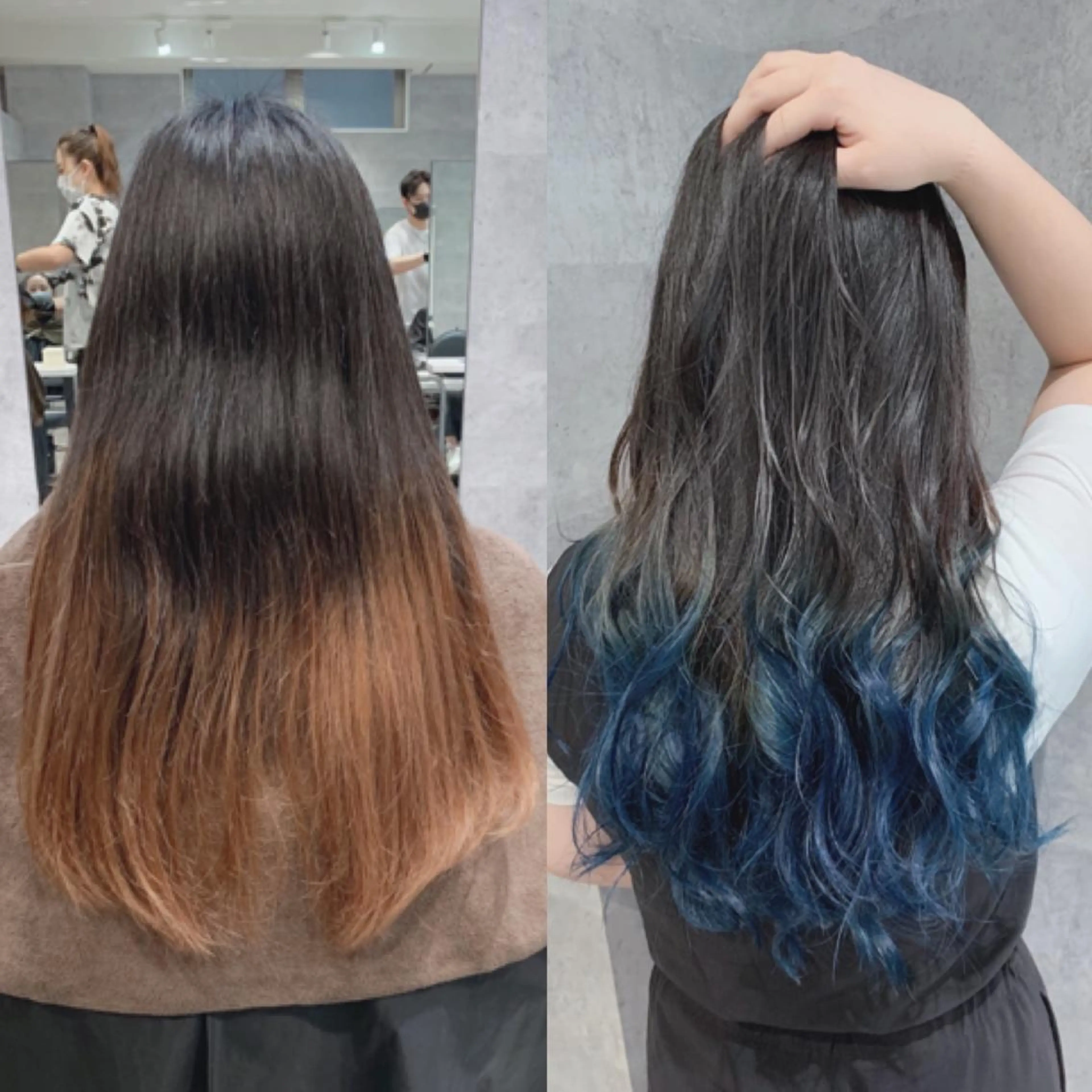 ロング カラー ブリーチ ケアブリーチ ローズカラー トリートメント _WHITE 天神店 YUMEKA🐻のヘアスタイル