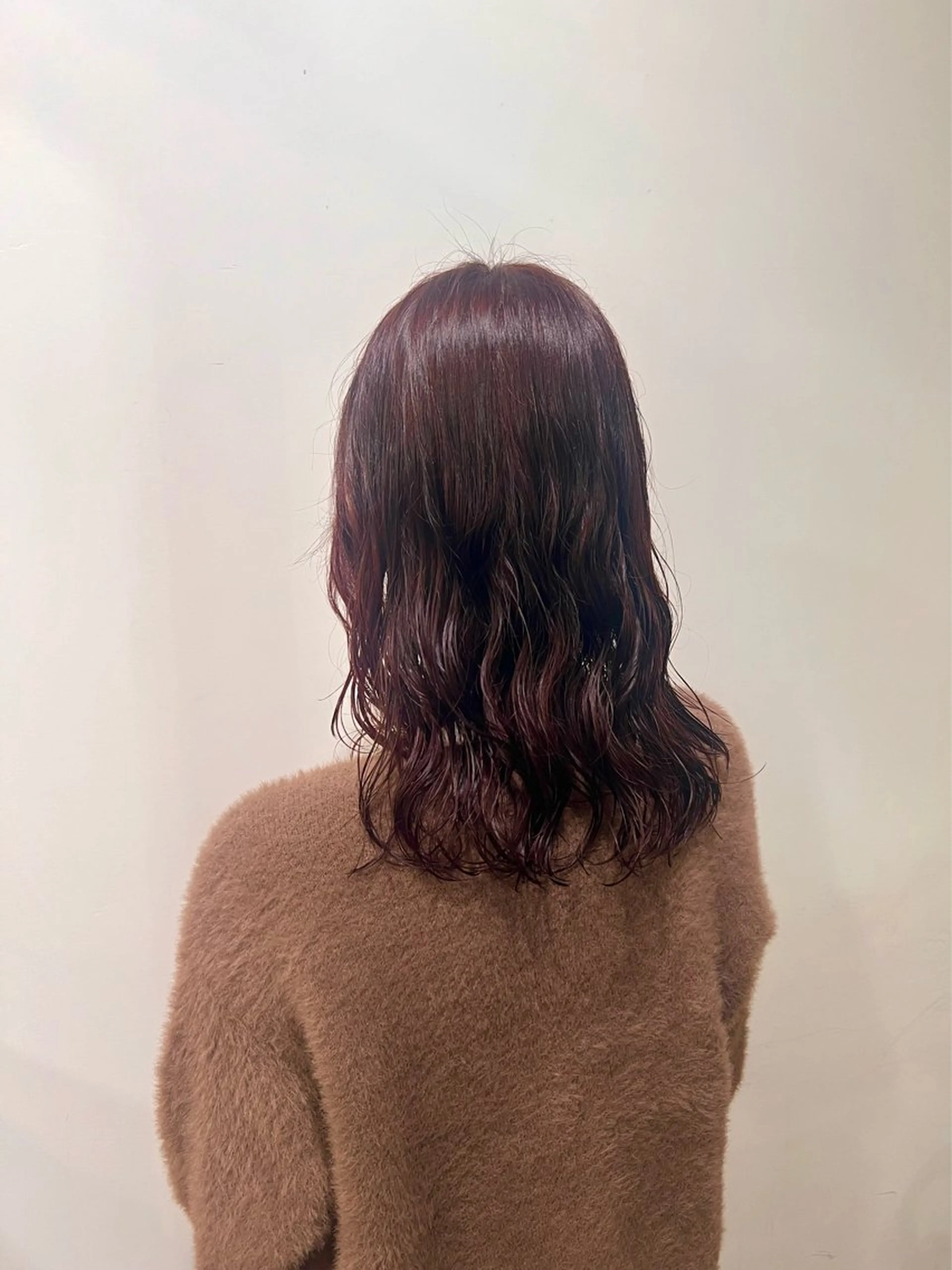 カラー ボルドーカラー ヘアカラー きむら なみか🪐のヘアスタイル