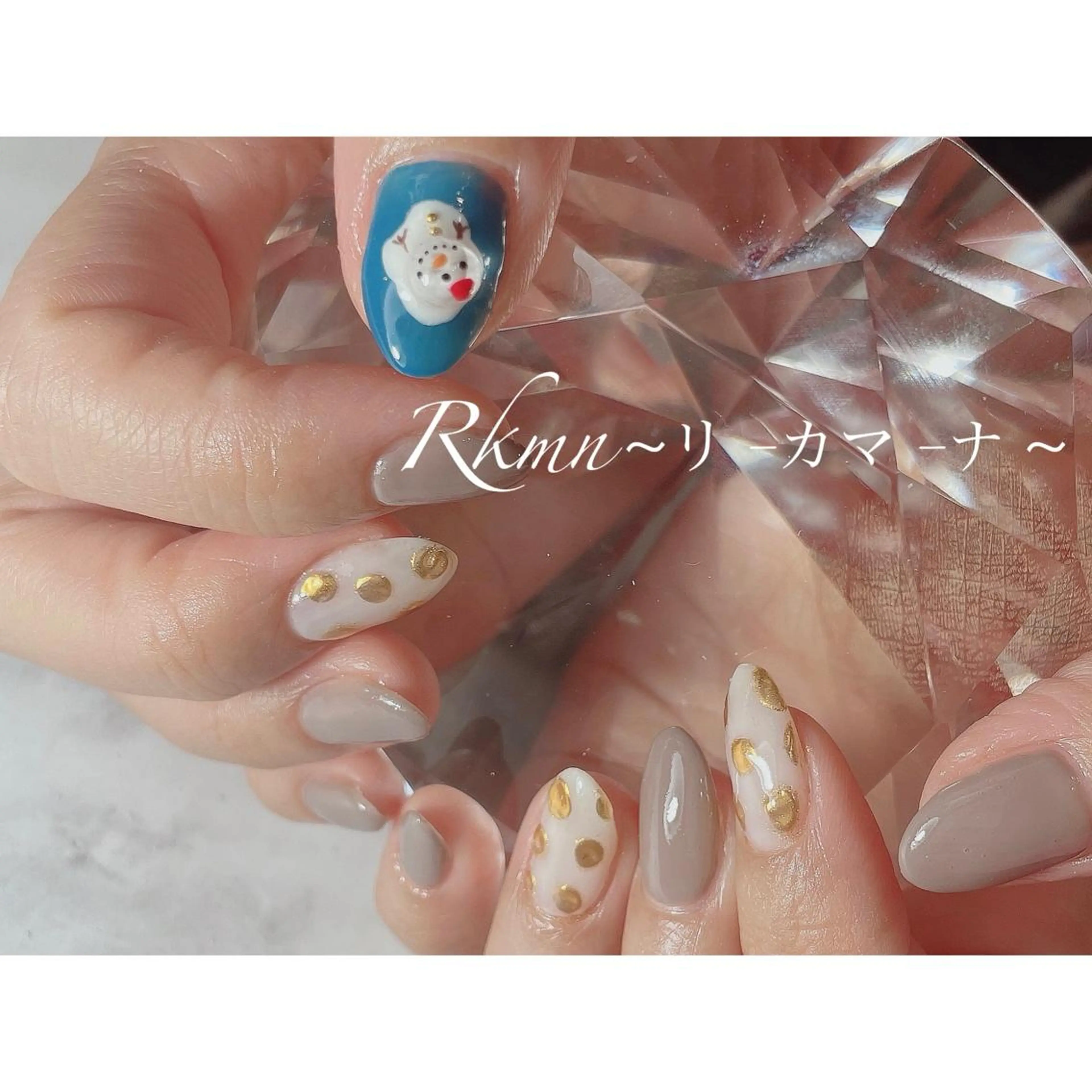 ネイル アートネイル 春ネイル ハンドネイル フットネイル ハンドケア Rkmn ~リ-カマ-ナ~のネイルデザイン