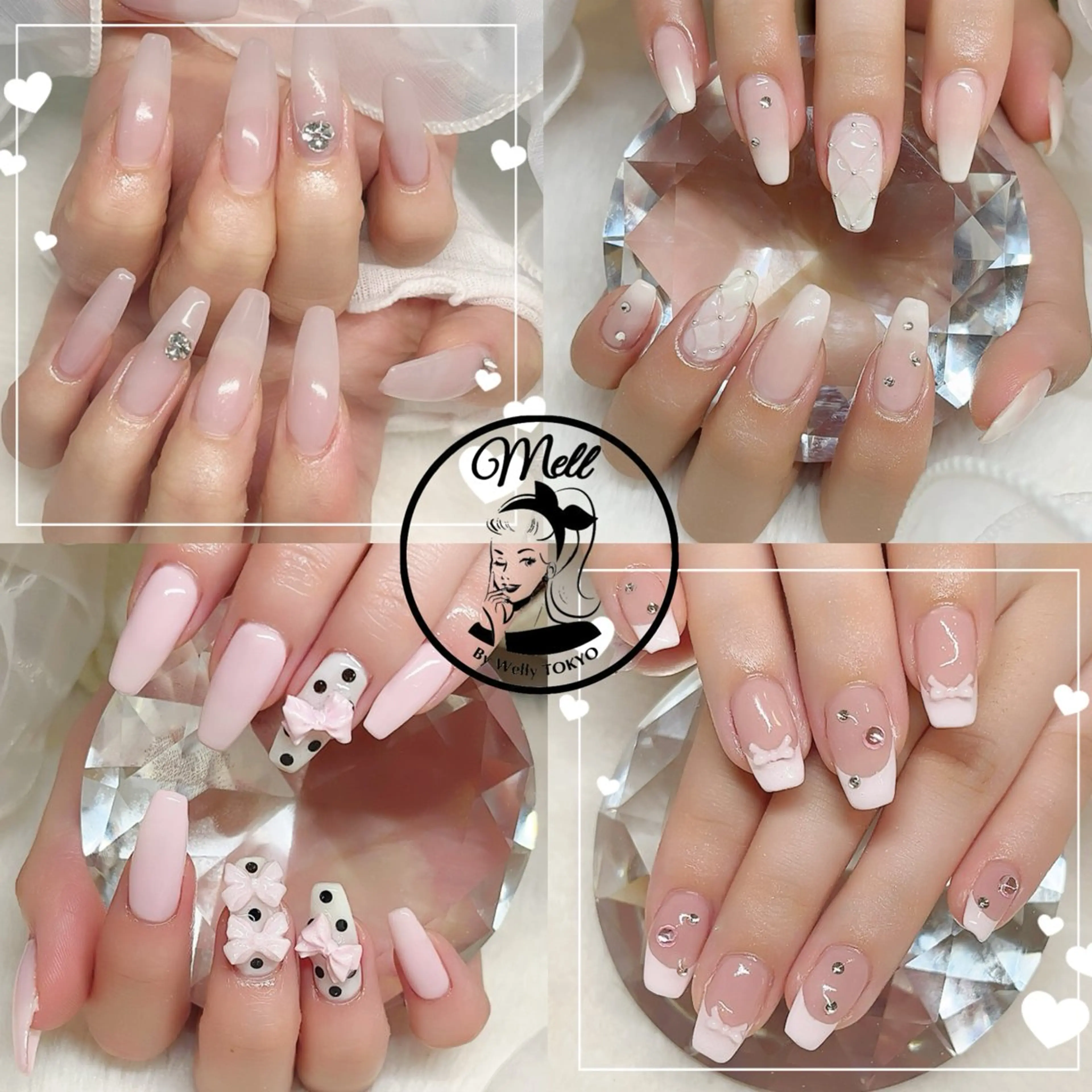 パーツ代込み💅完全おまかせシンプルコース90min✨【パーツ2個まで※完全おまかせのため種類選べません】の写真