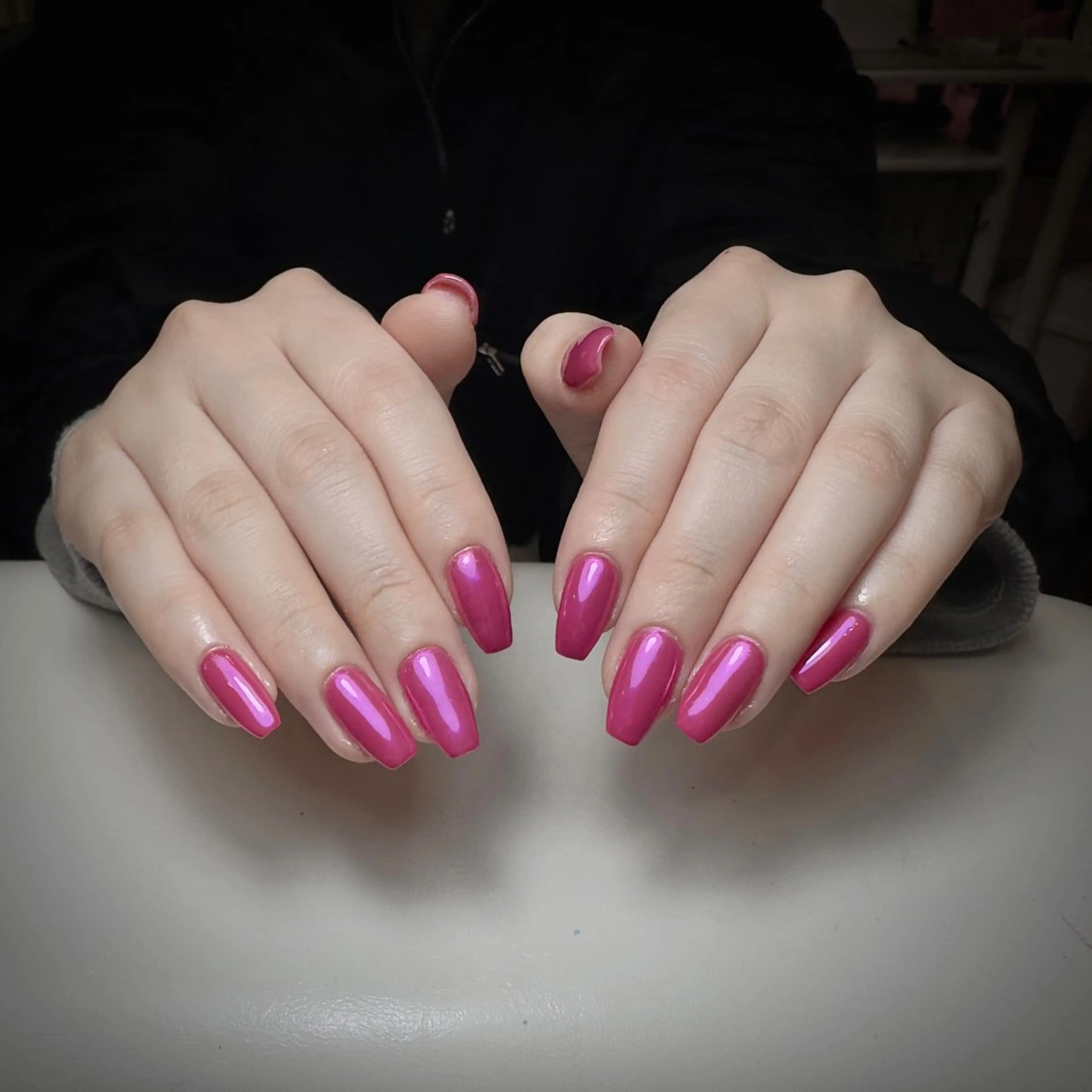 ネイル チークネイル フレンチネイル グラデーション 韓国ネイル マグネットネイル Hana Nailのネイルデザイン