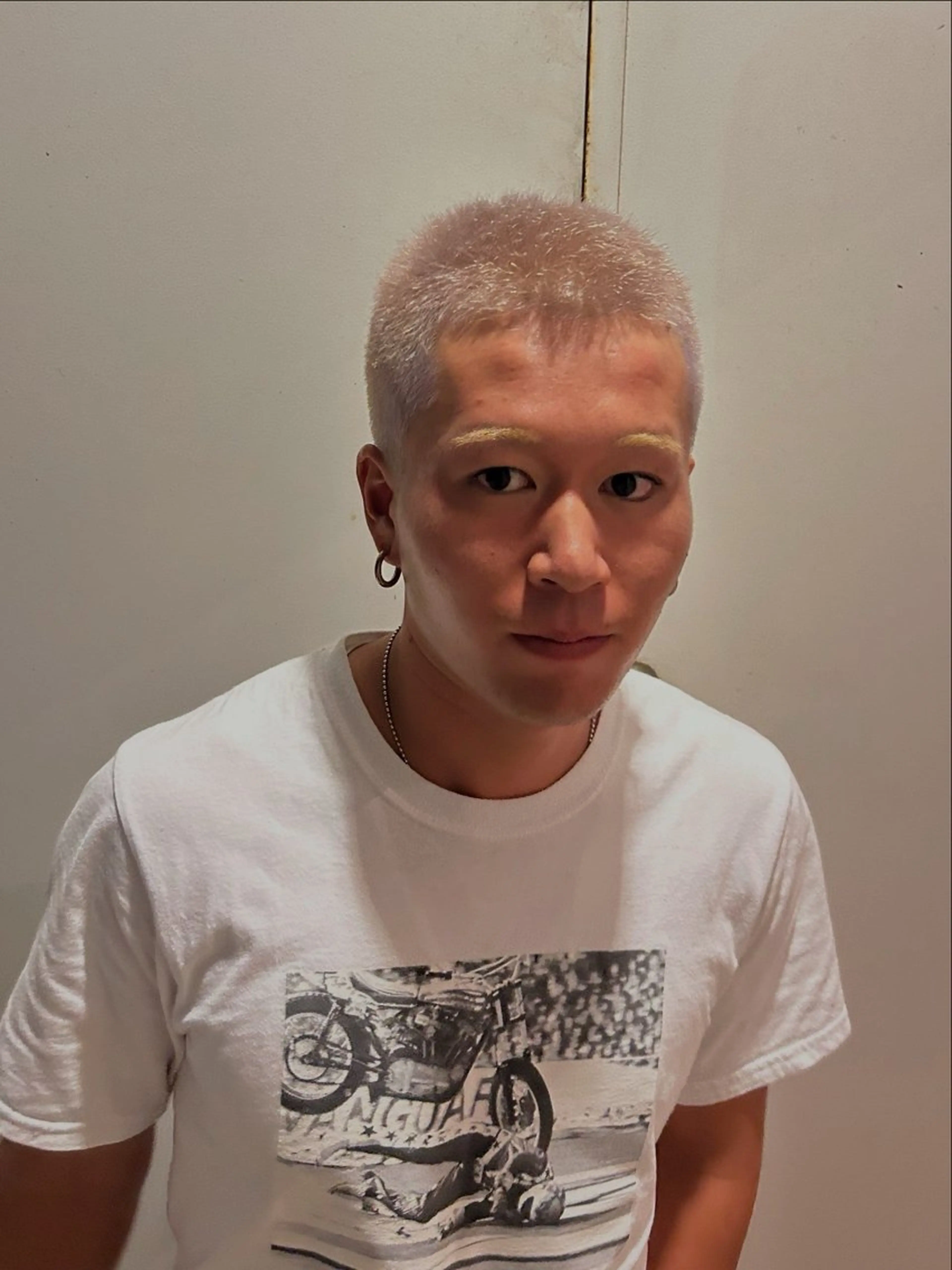 メンズ .AIRI🌼 暖色/ぱつっとぼぶのヘアスタイル