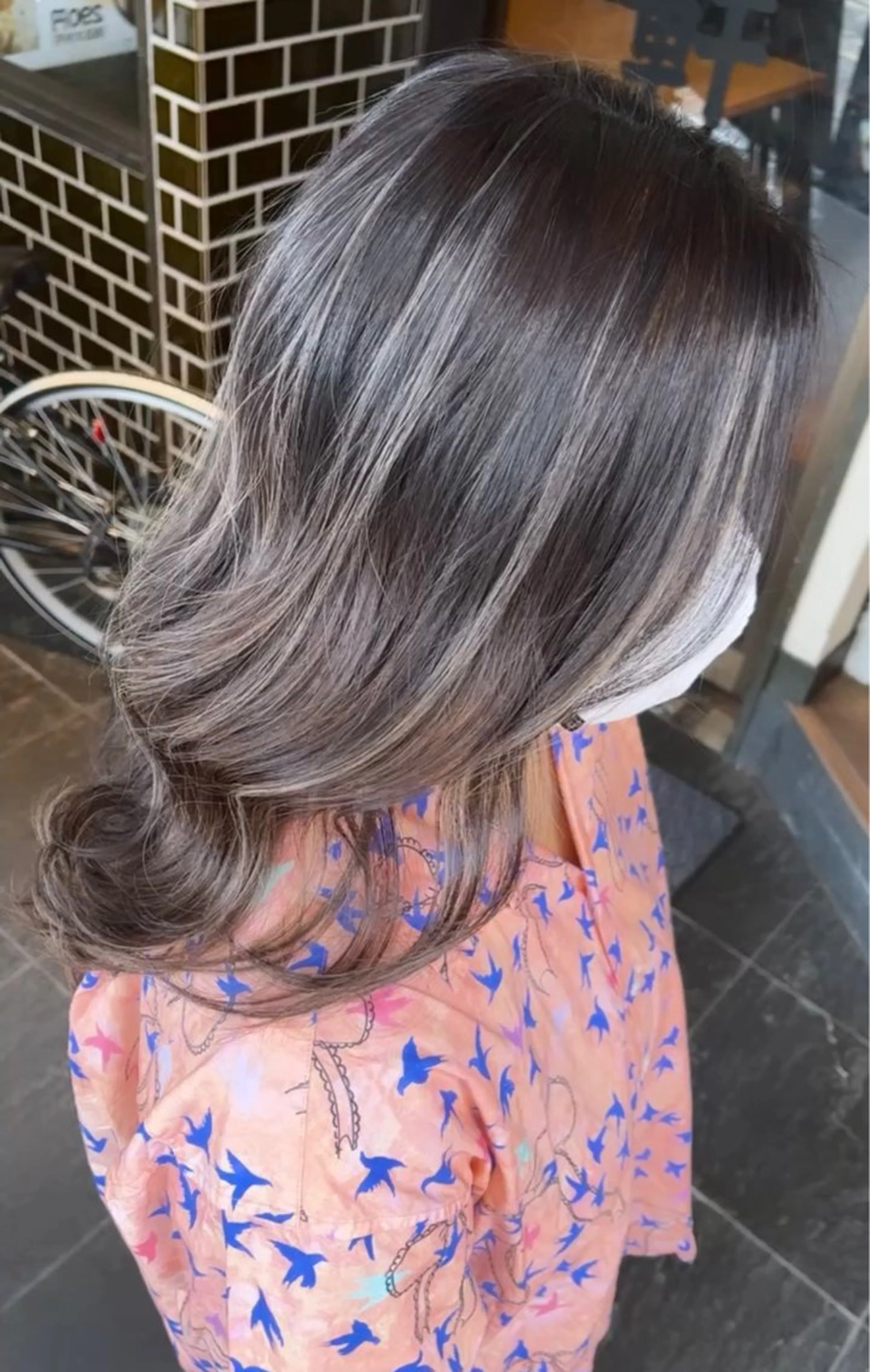 ロング カラー ハイライトカラー ハイライト ヘアカラー 【ブロンド】【ベージ ュ系】TAKUMAのヘアスタイル