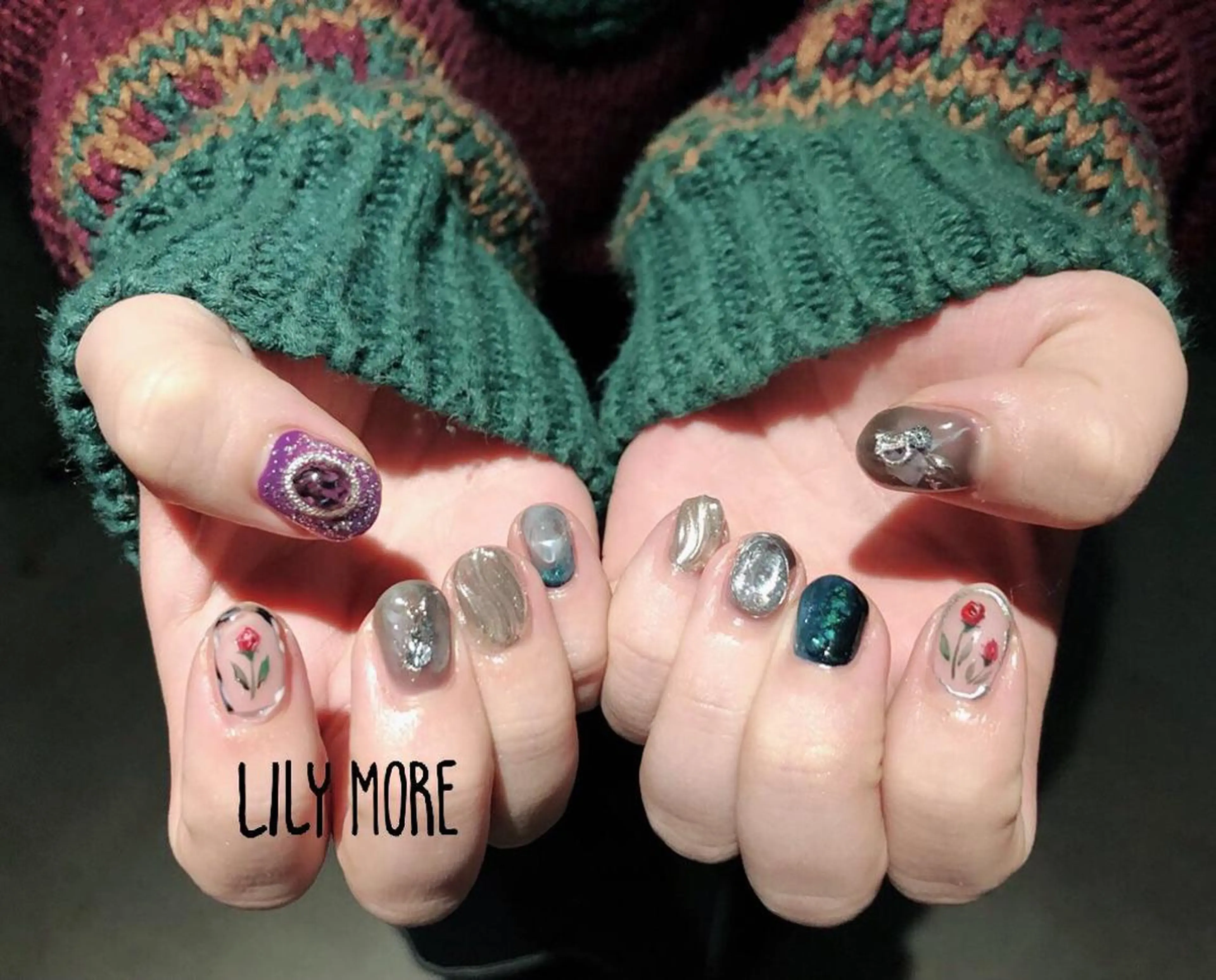 ネイル ニュアンスネイル Lily closetのネイルデザイン