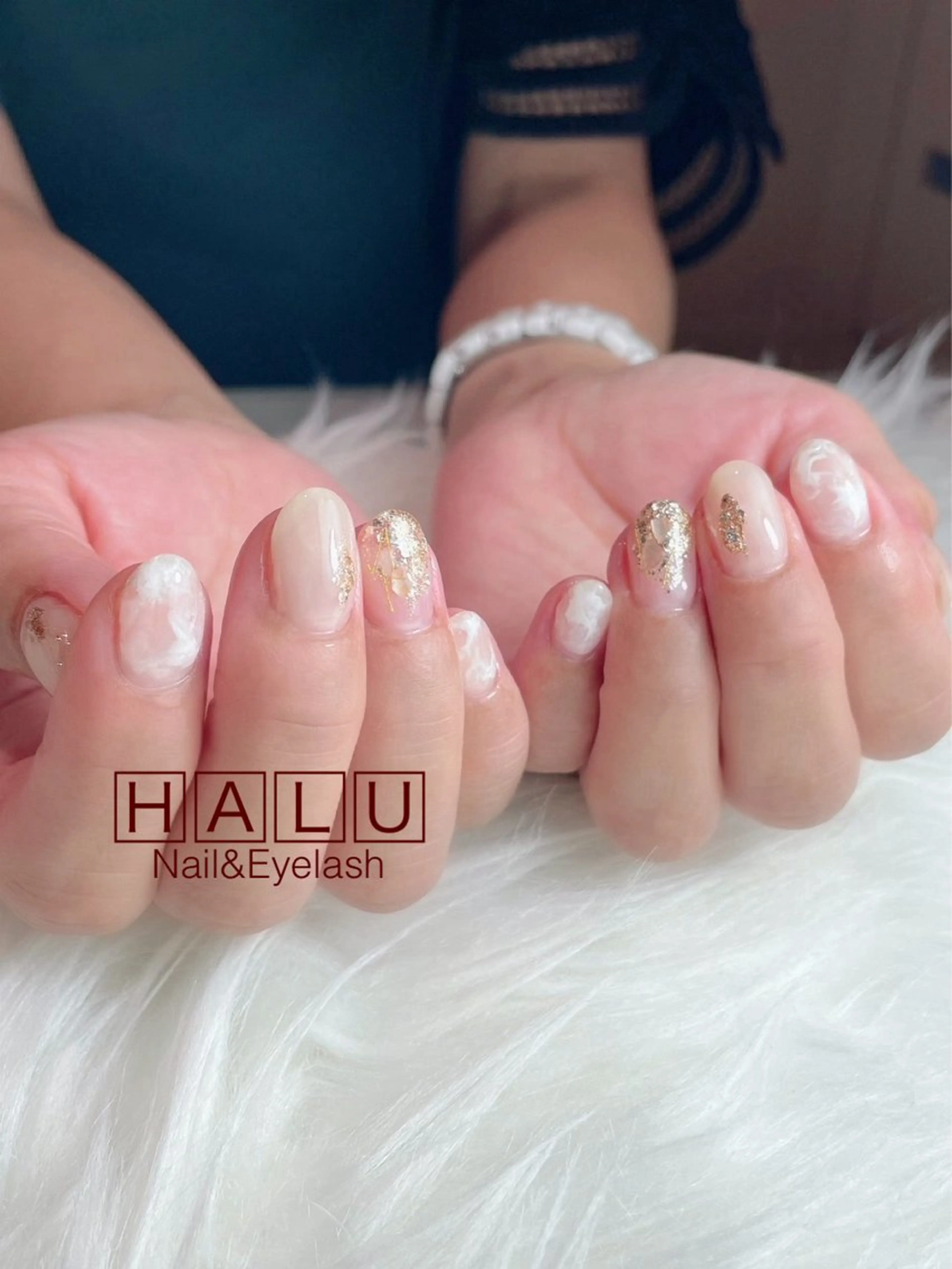 ネイル ゴールド HALU ハルのネイルデザイン