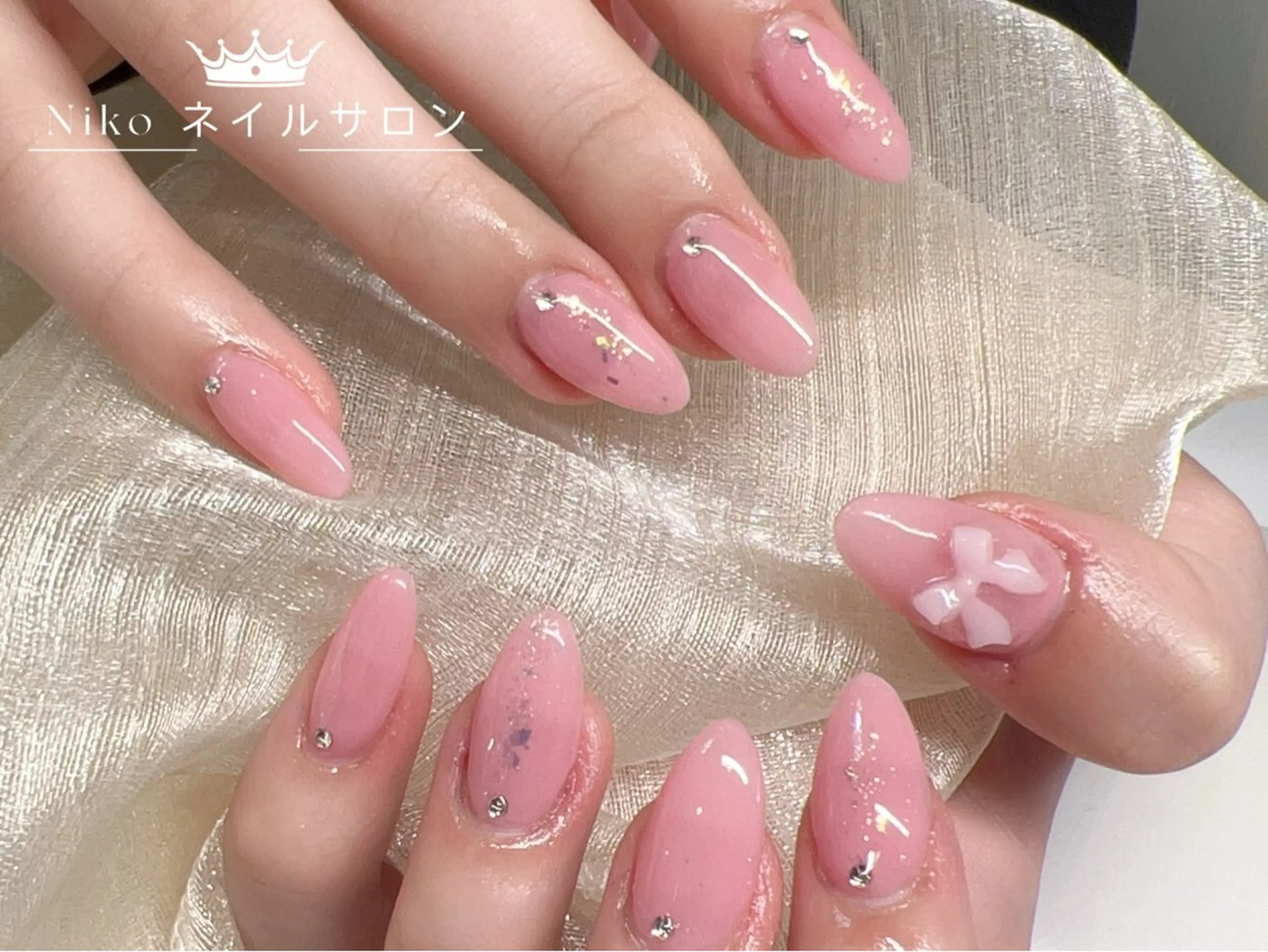 ネイル 長さ出し フットネイル フレンチネイル ジェルネイル 韓国ネイル Niko nailサロンのネイルデザイン