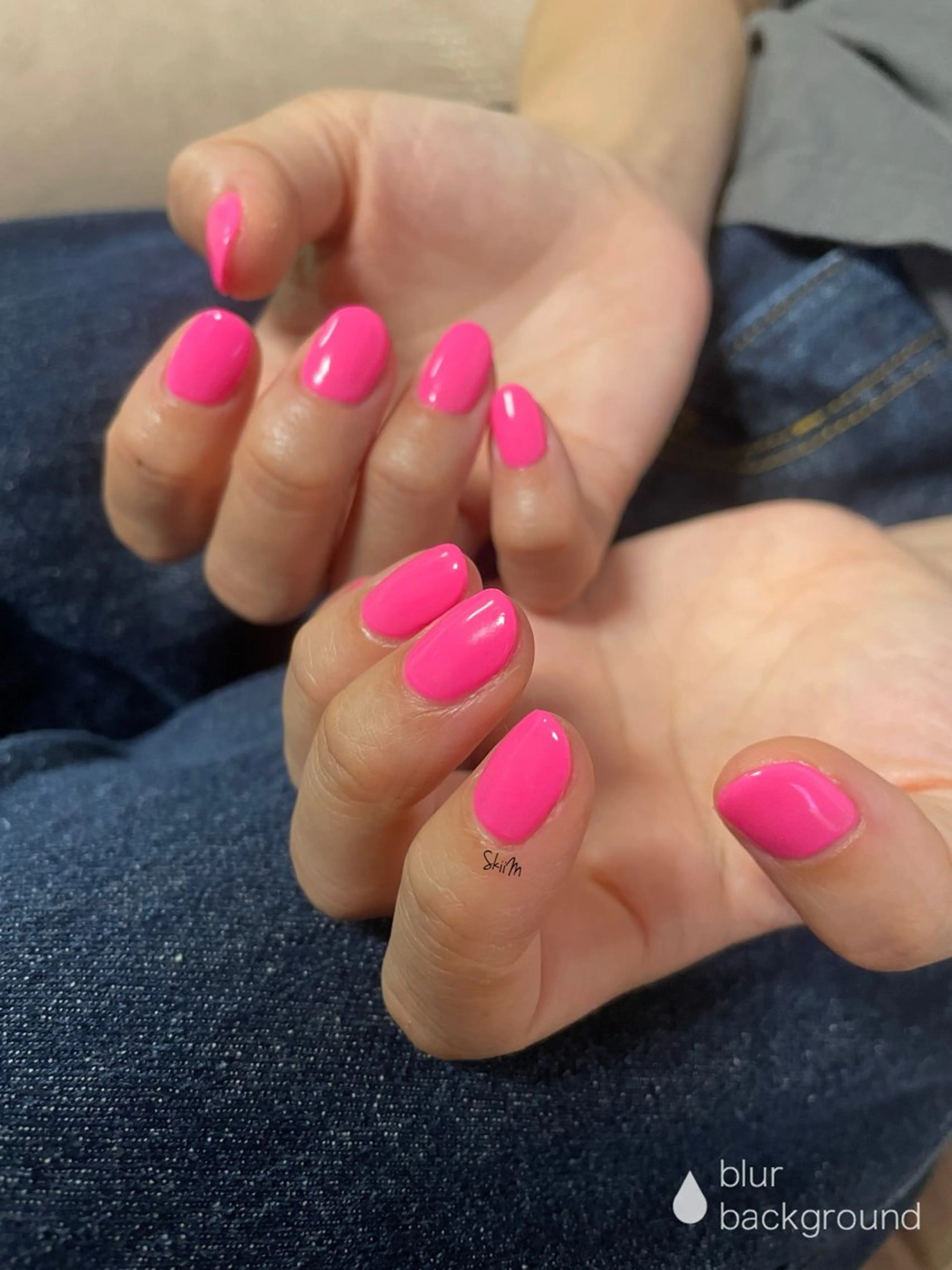ネイル ピンク SkiiM SAKIのネイルデザイン
