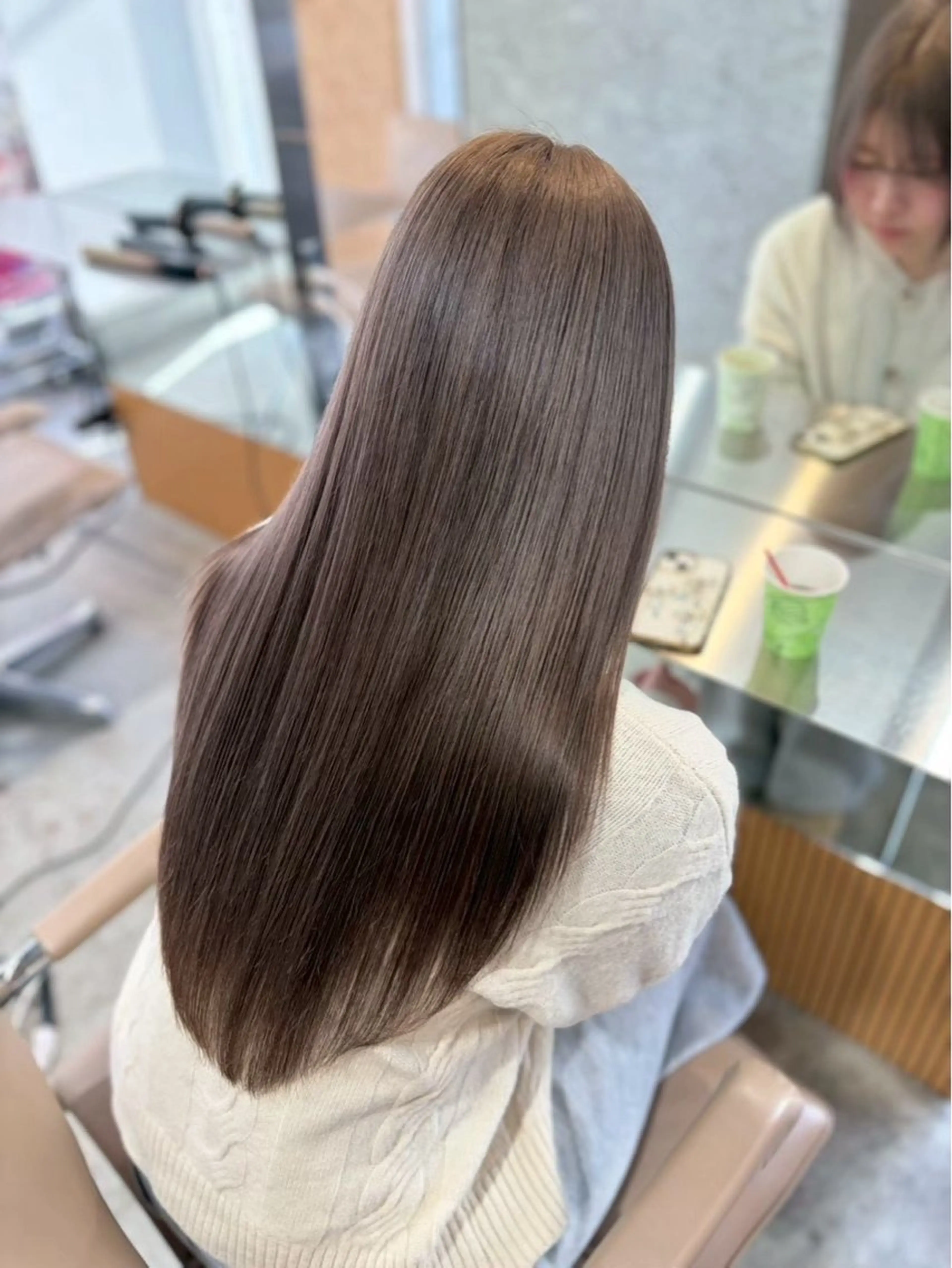 ロング カラー 艶ブラウンカラー🤎 /REI🐈🪽‪のヘアスタイル