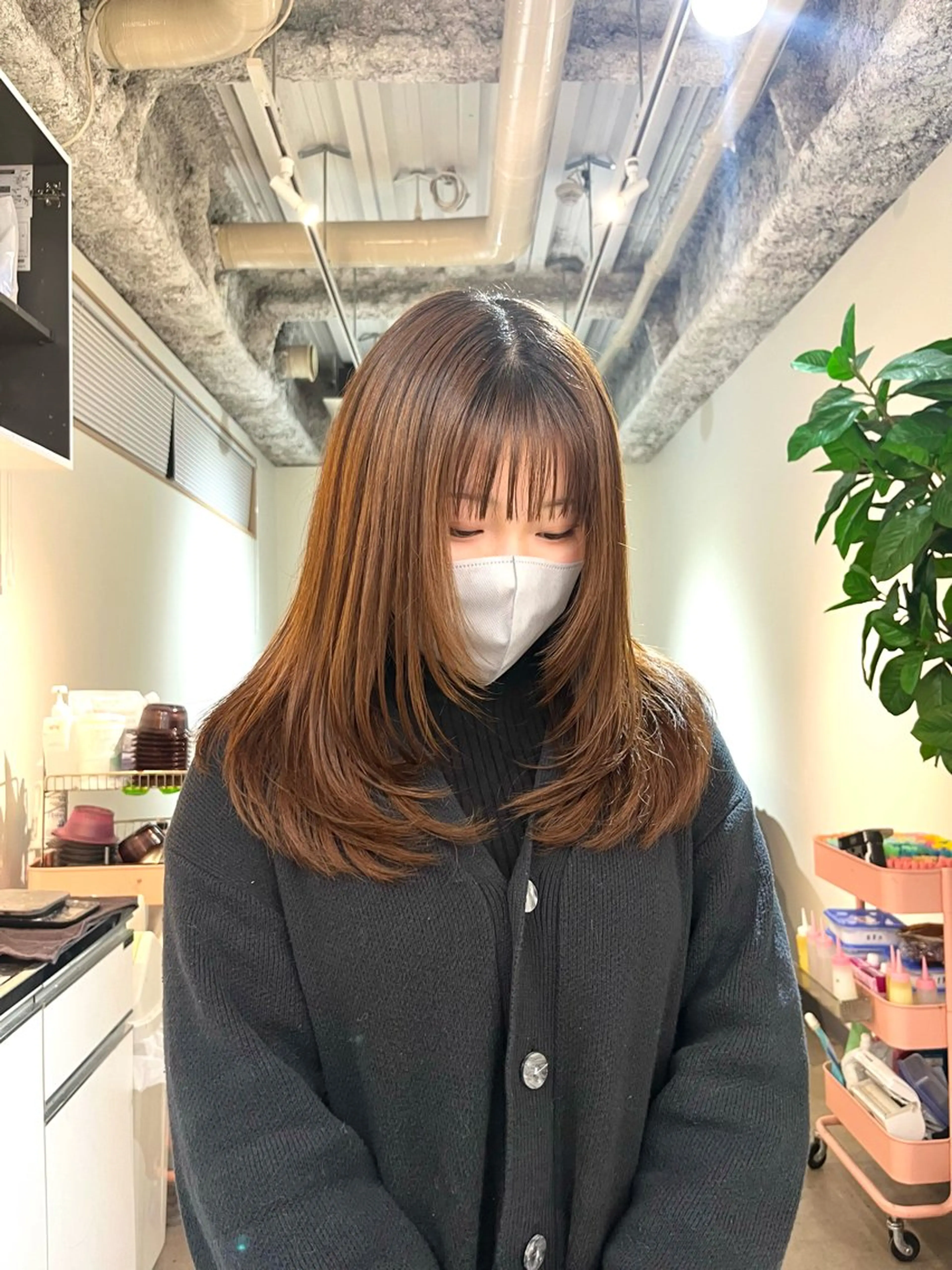 ミディアム ヘアアレンジ 【혁명】さら/사라: Korean🍀のヘアスタイル