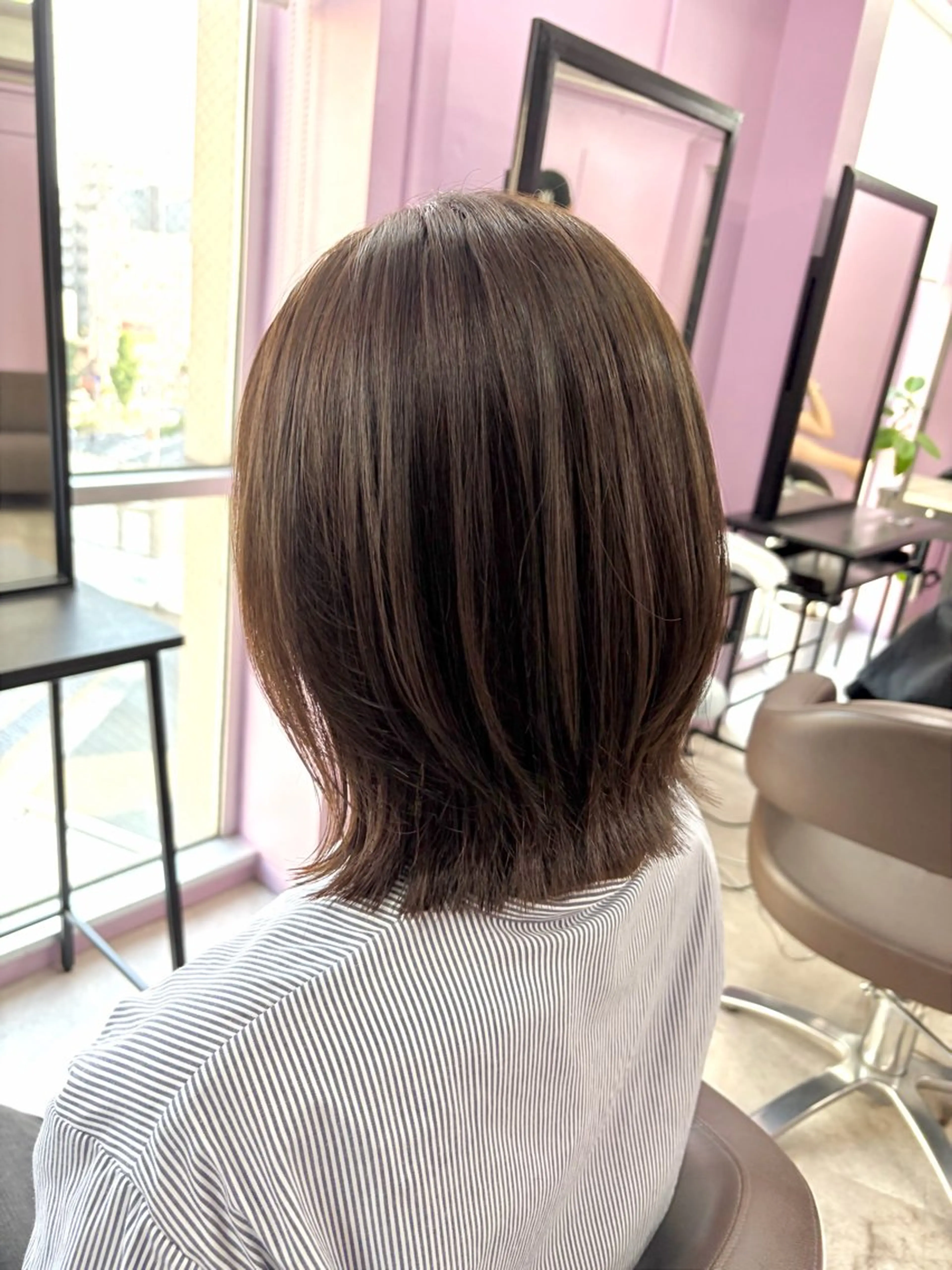 ミディアム カラー カット ヘアカラー トリートメント 高尾亮輔/ ボブ特化美容師のヘアスタイル