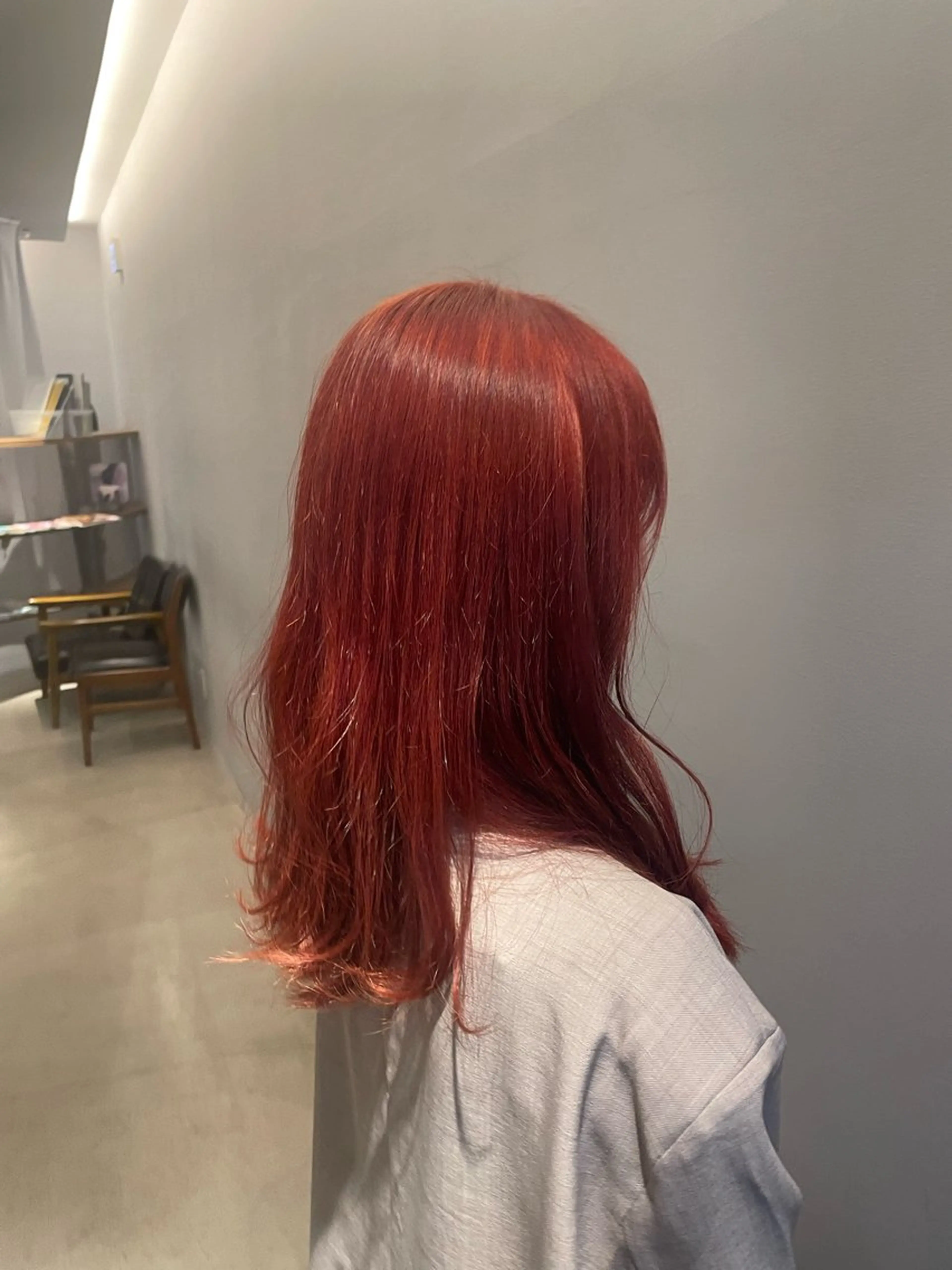 セミロング 特化✨透明感カラー 白髪染め✨住田緋菜のヘアスタイル