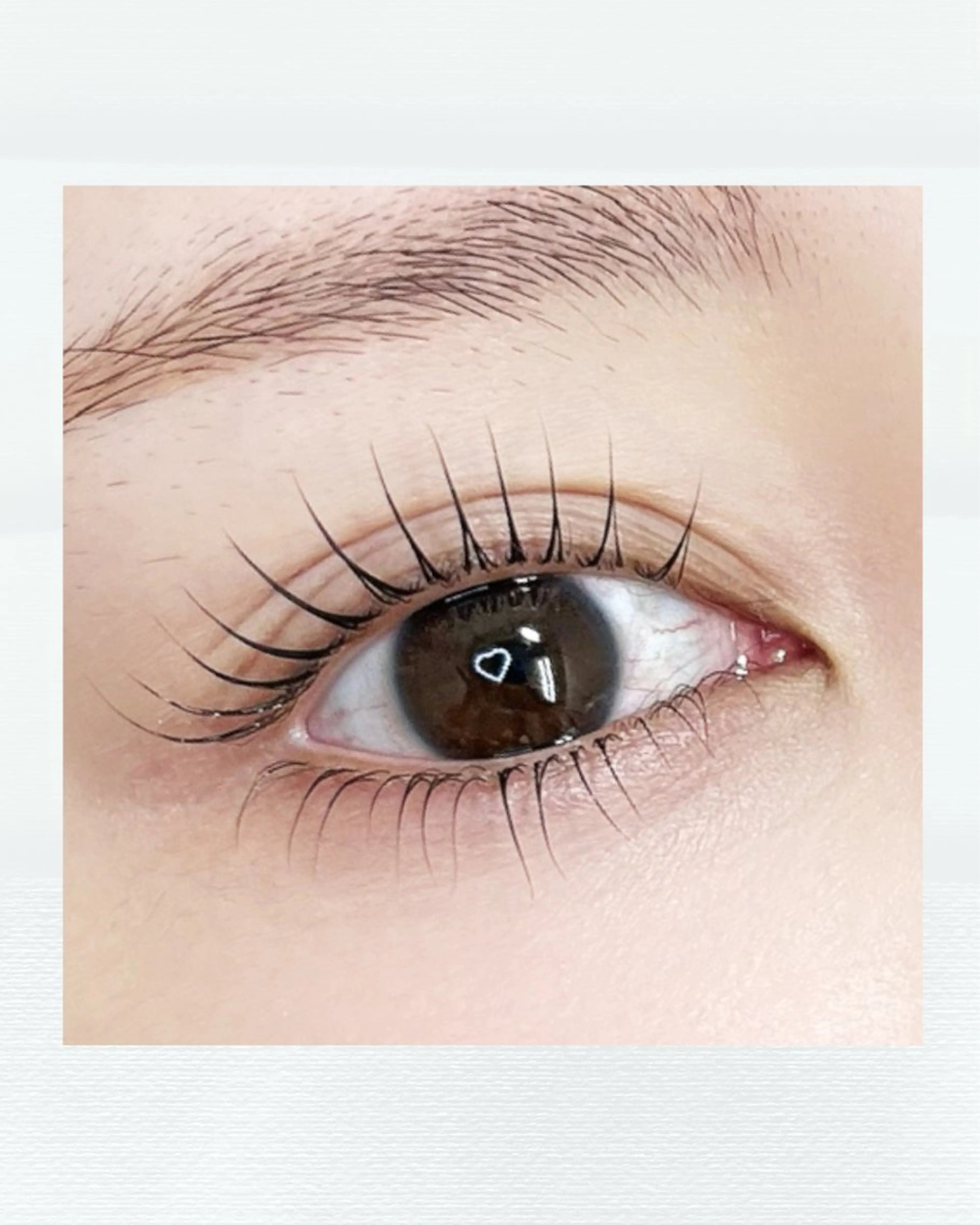 まつ毛パーマ上下の写真