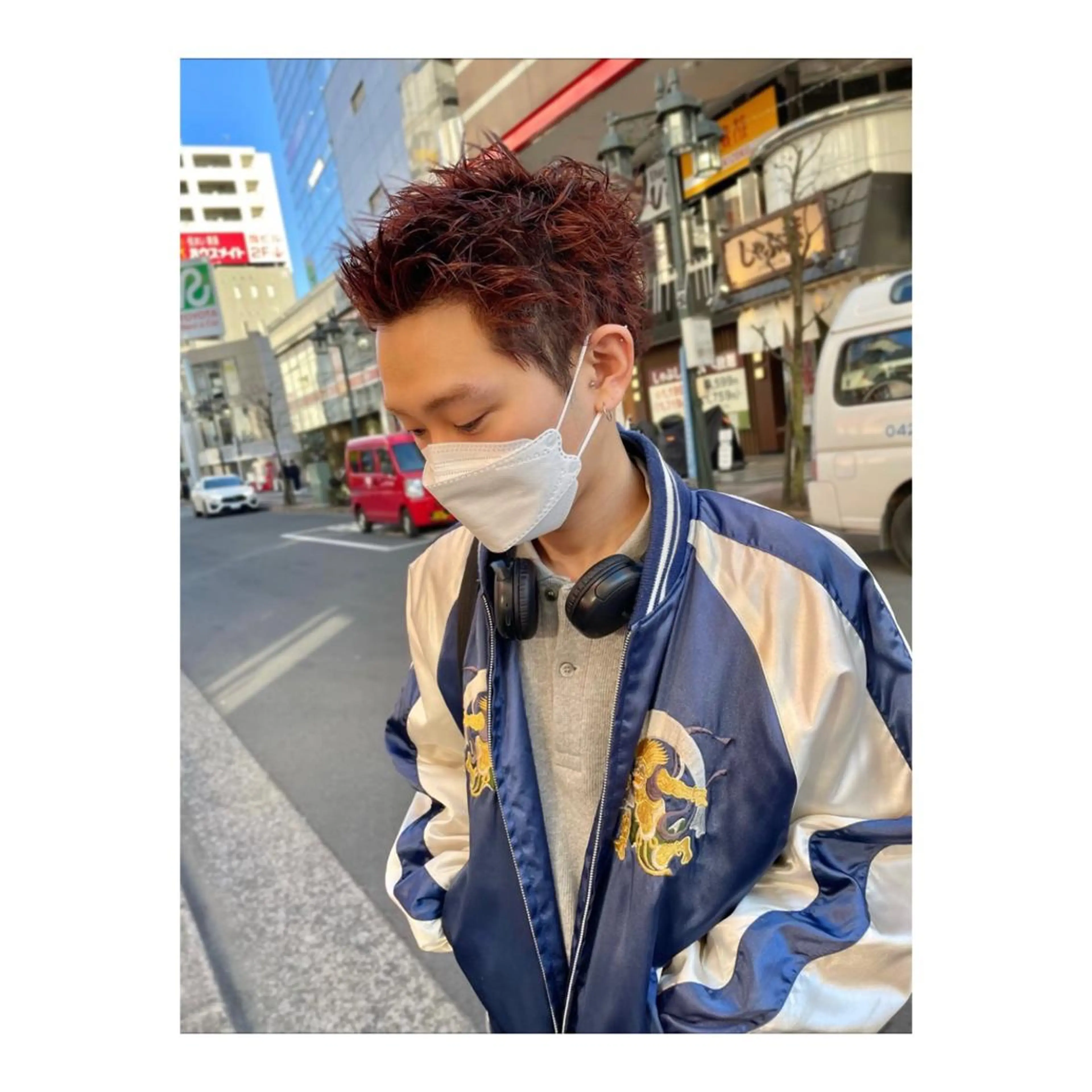 ショート カラー メンズ ange☞ soutaのヘアスタイル