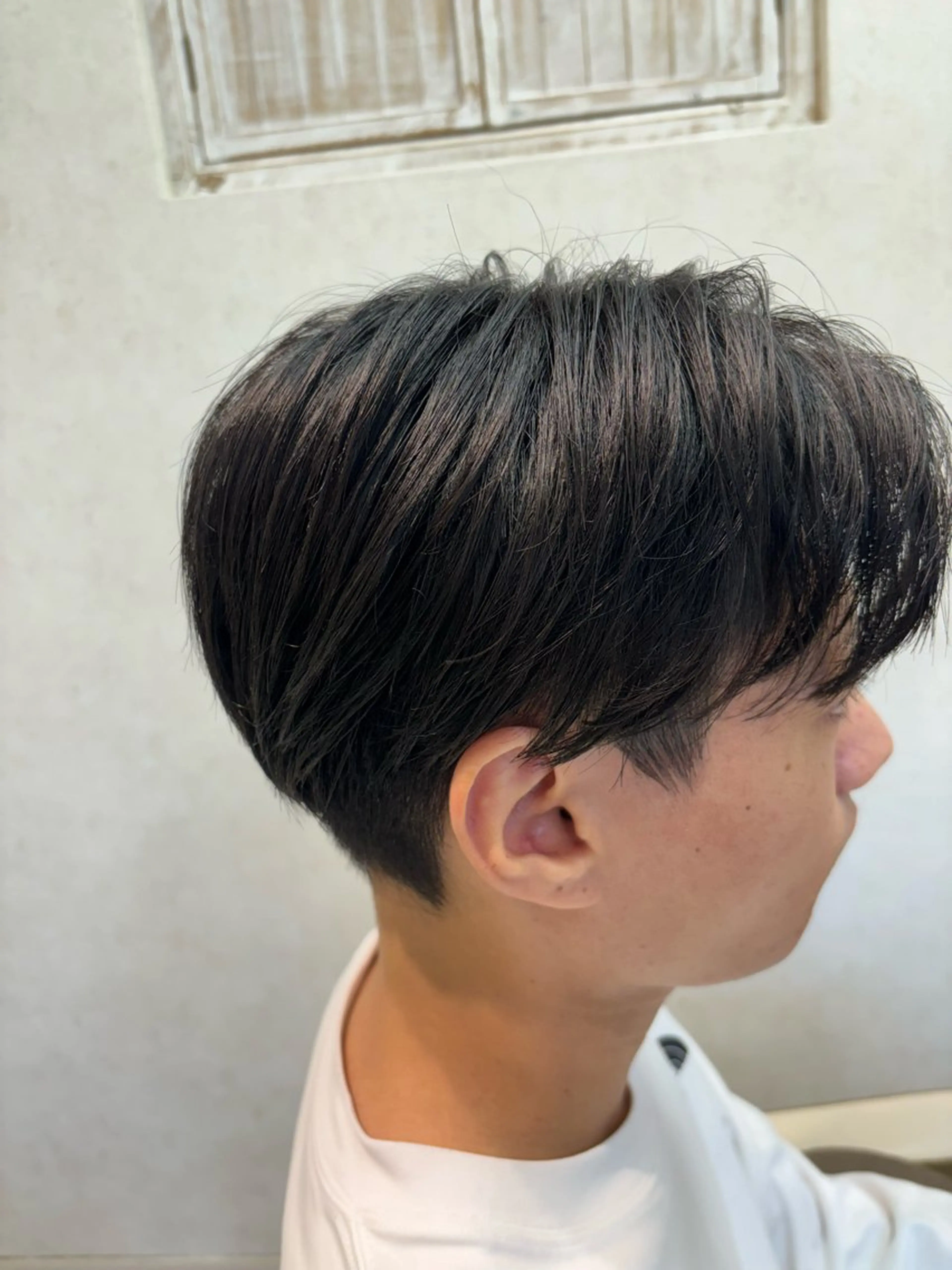 ショート メンズ カット 一目惚れ艶ハイトーン バンド/しほのヘアスタイル