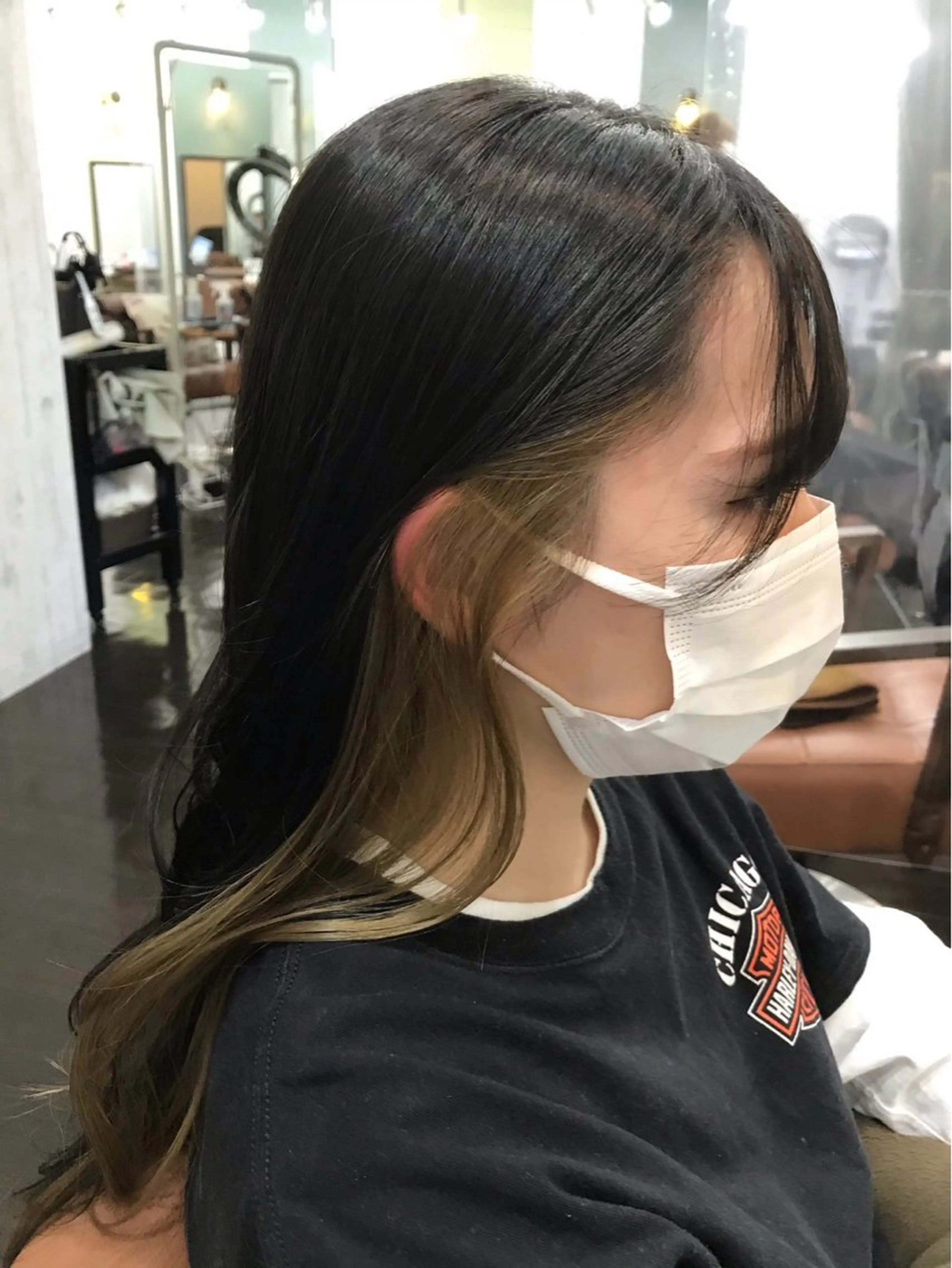 『💫ワンポイントでさらに可愛く💫』インナーケアブリーチ👑➕ワンカラー➕カットの写真