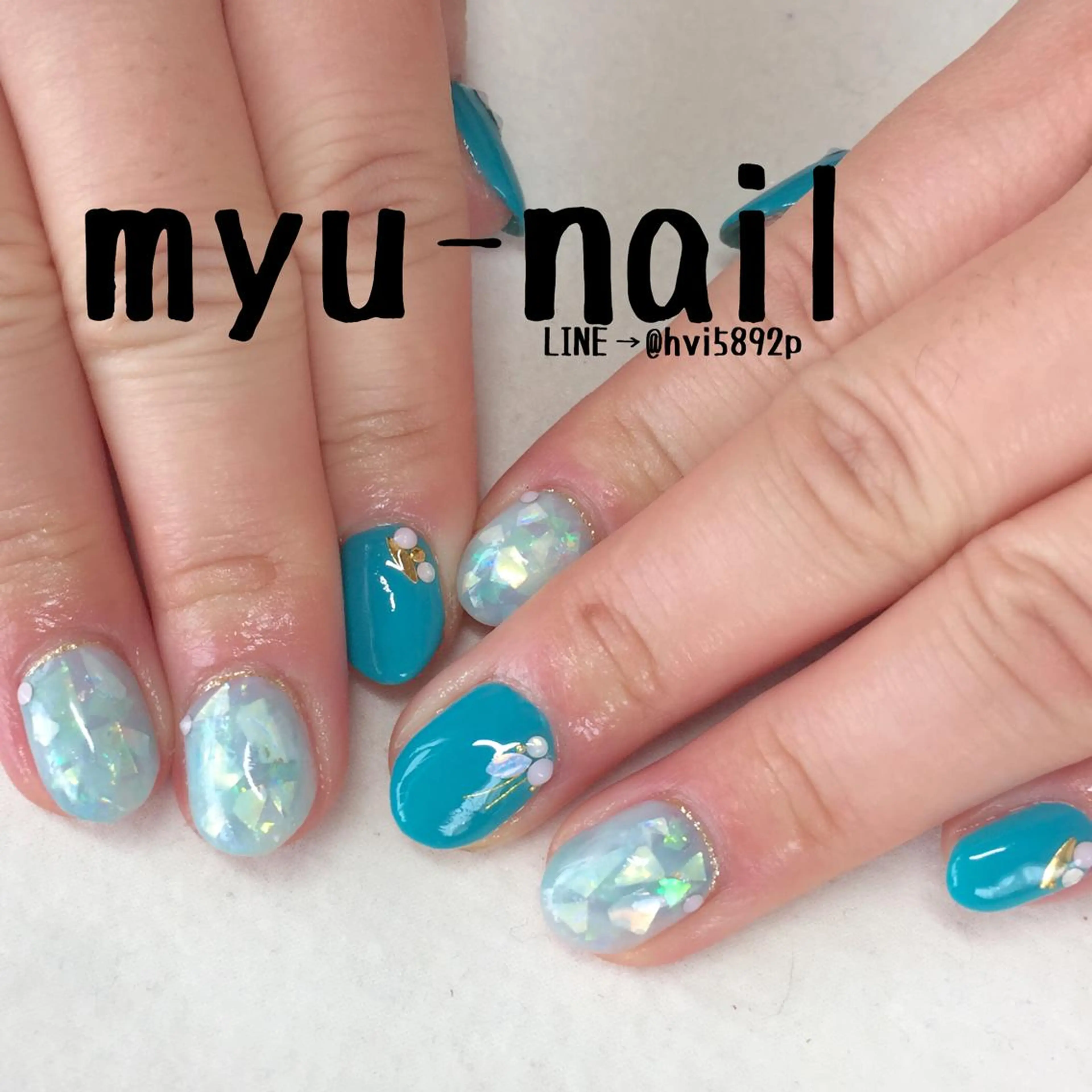 ネイル ハンドネイル ホームサロン myu-nailのネイルデザイン