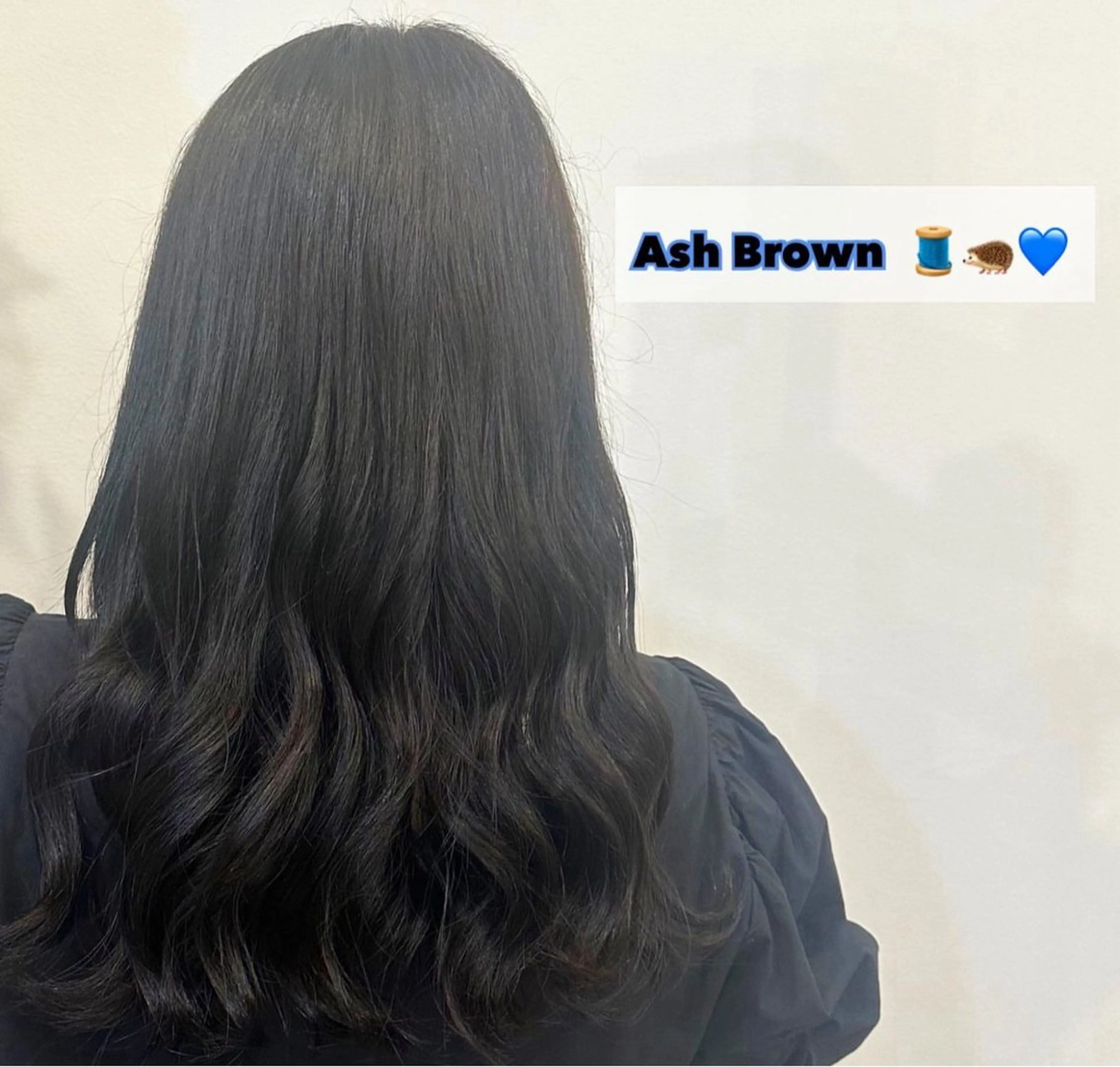 ロング 福井 優羽のヘアスタイル