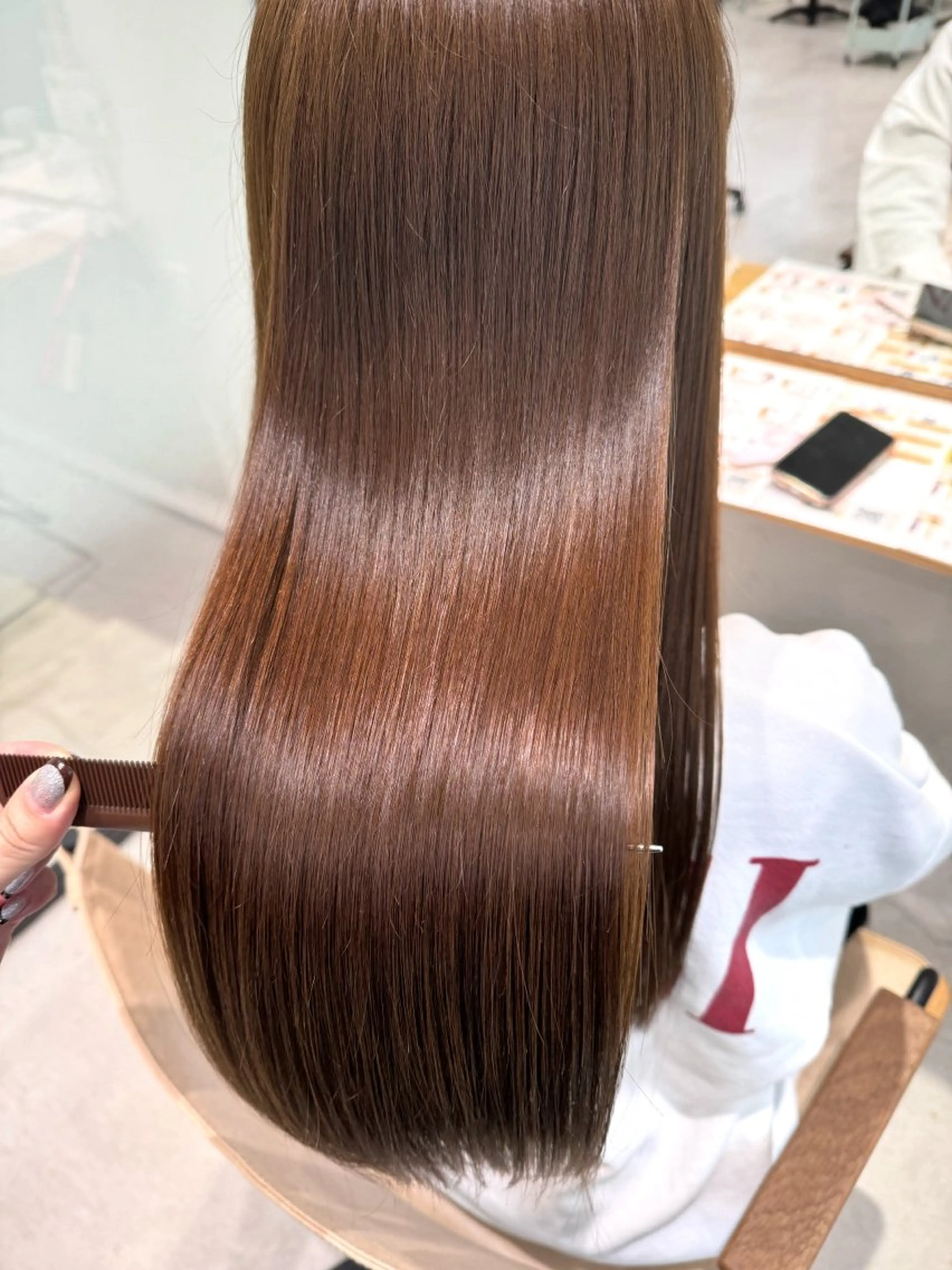 ロング カラー カット ヘアカラー トリートメント Tamagawa Sakiのヘアスタイル