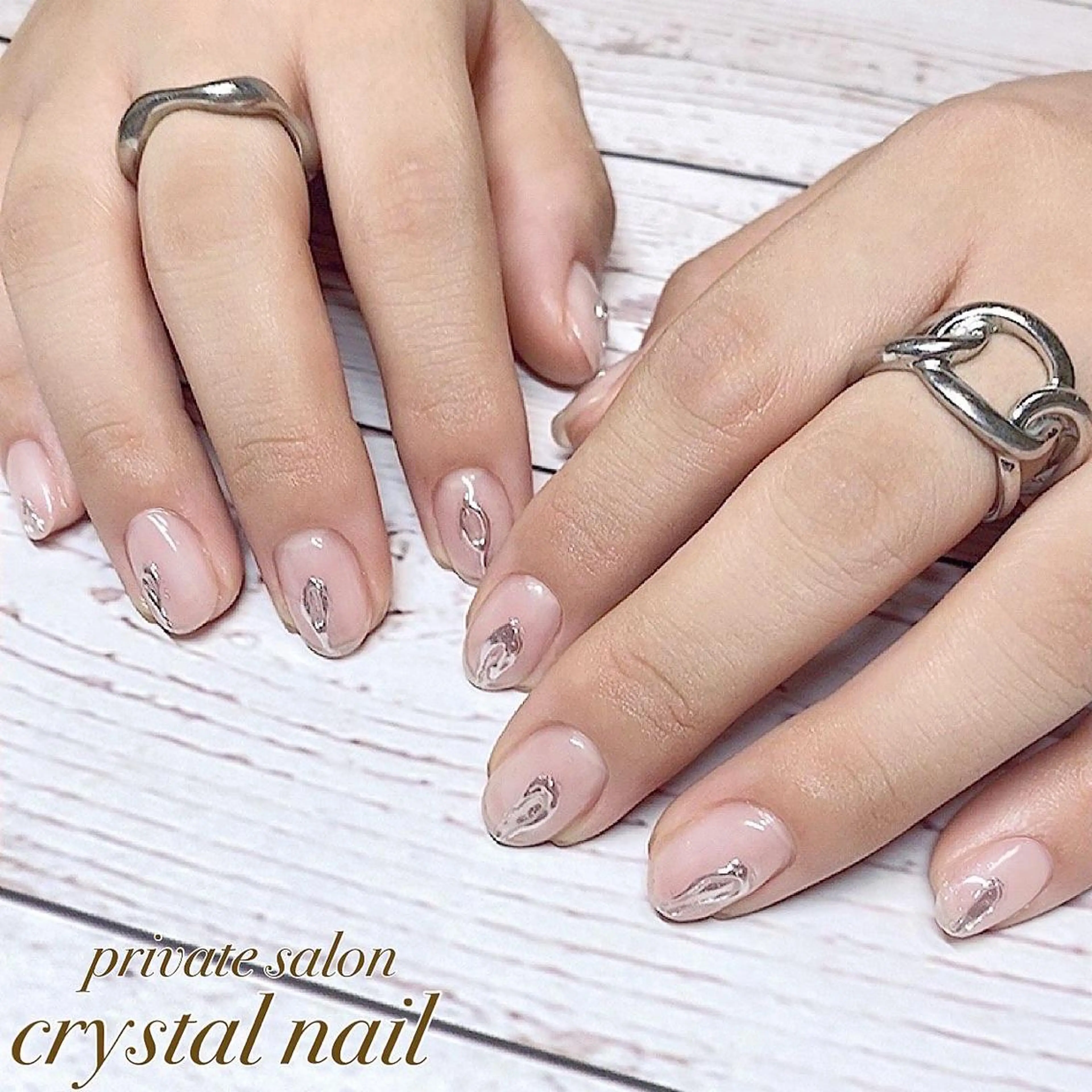 ネイル ハンドネイル Crystal Nailのネイルデザイン