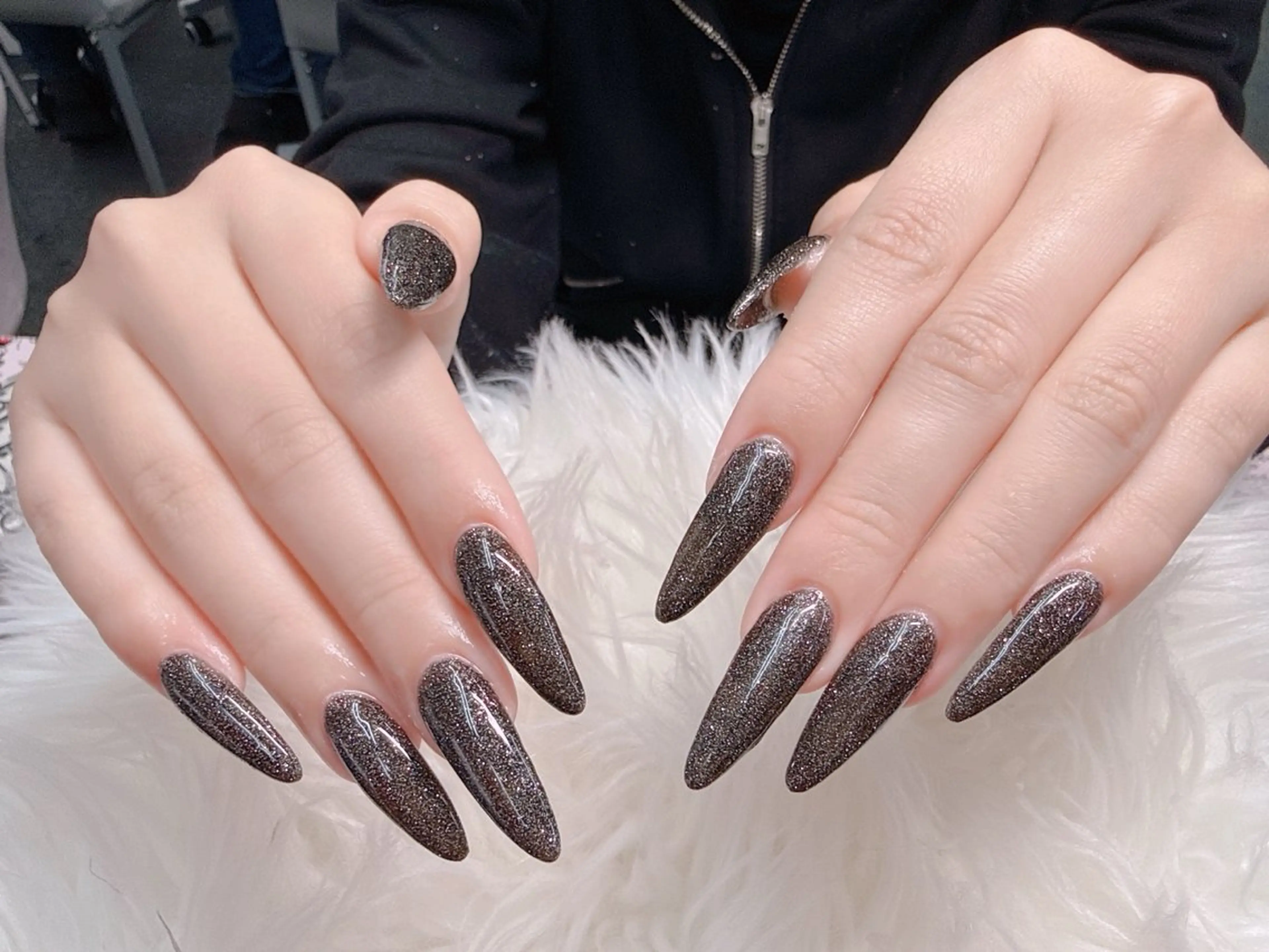 ネイル 長さ出し ワンカラーネイル シンプルネイル 春ネイル ハンドネイル Lady Nails 1993所属・タナカ フォンのネイルデザイン