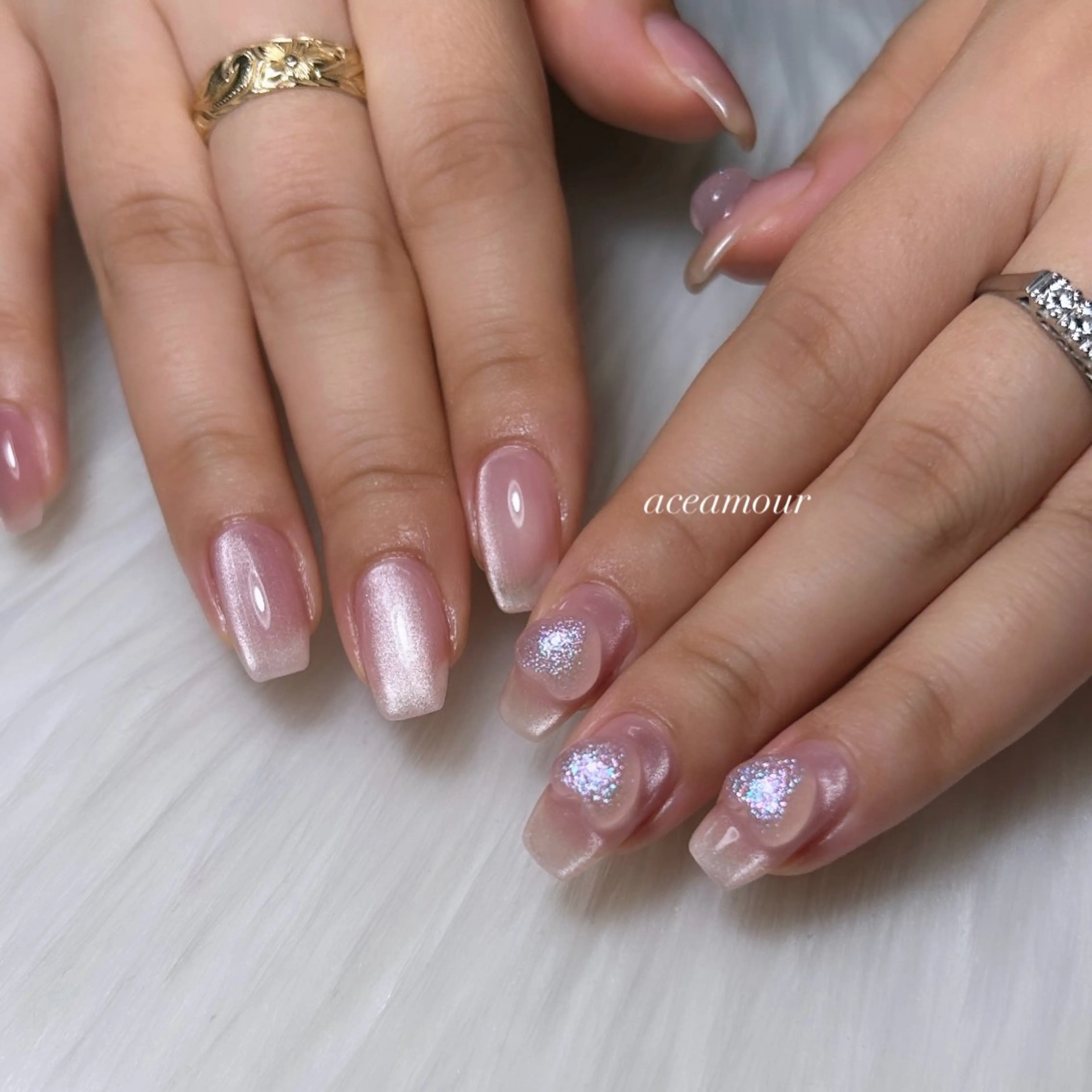 ネイル ハンドネイル ネイル/耳つぼ /新ホワイトニングのネイルデザイン