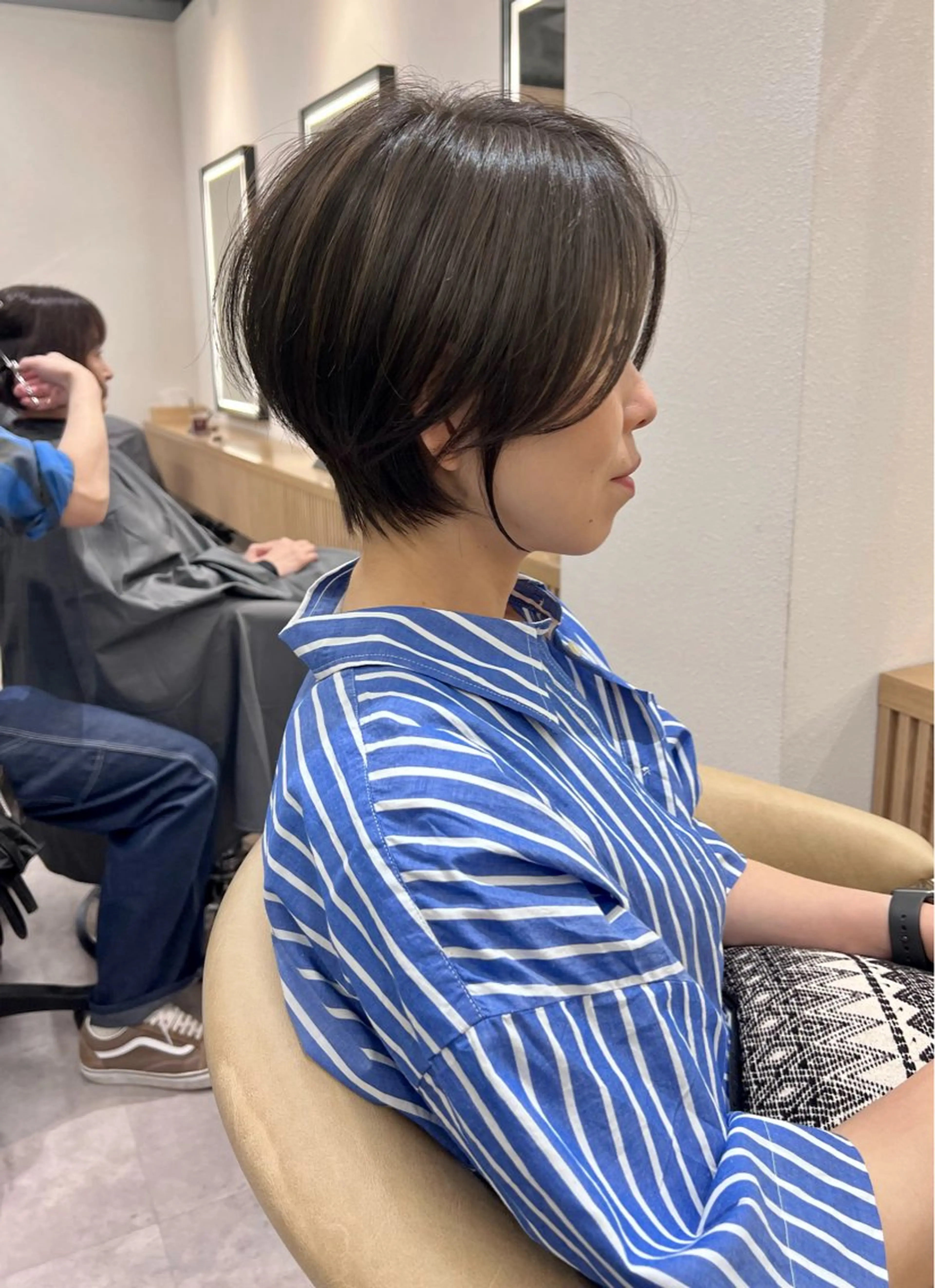 ショート ショートヘア 【似合わせ・レイヤー ・パーマ】海気のヘアスタイル