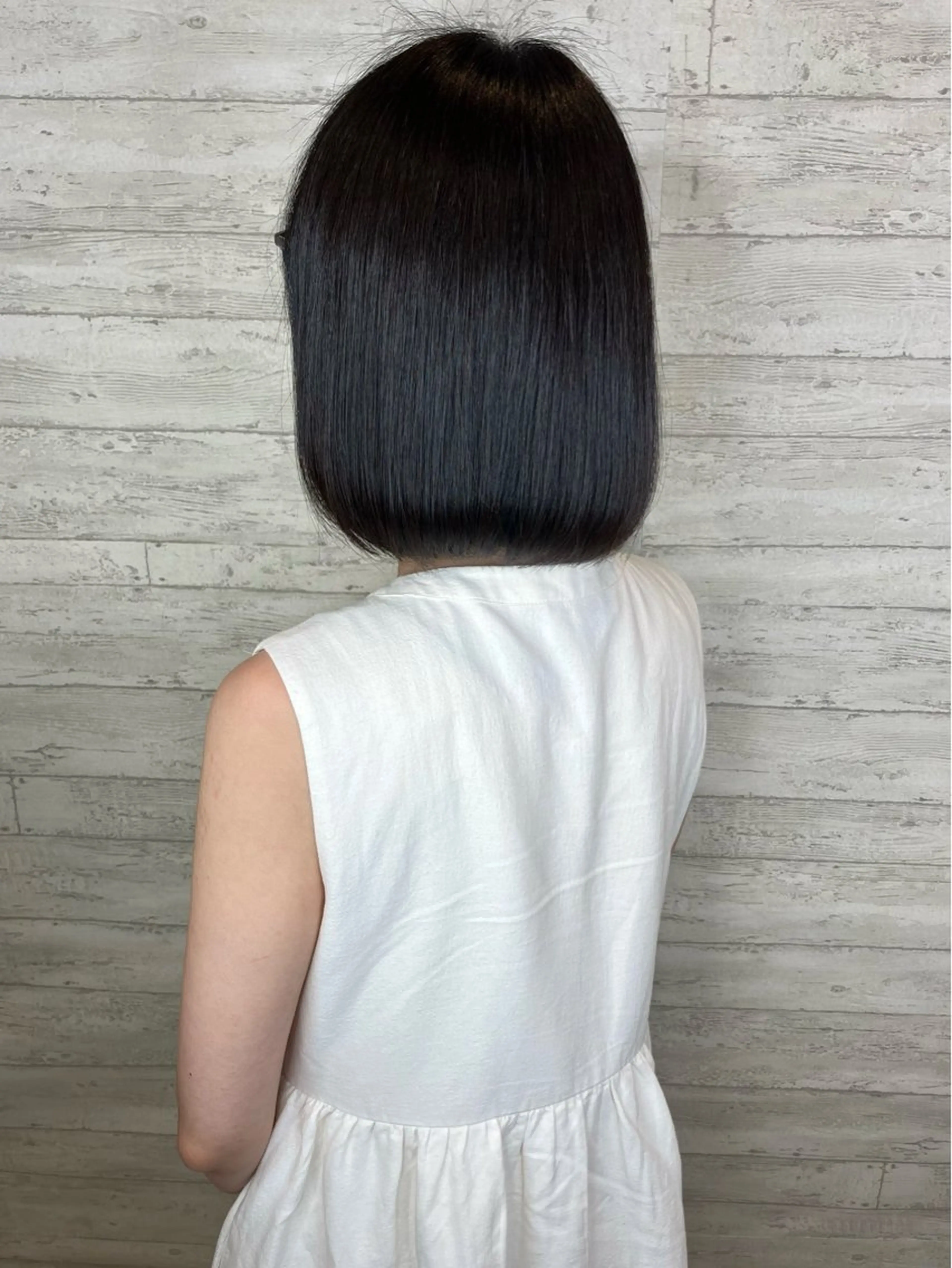 ミディアム カラー アッシュ 透明感カラー 小池 穂果/ 府中のヘアスタイル