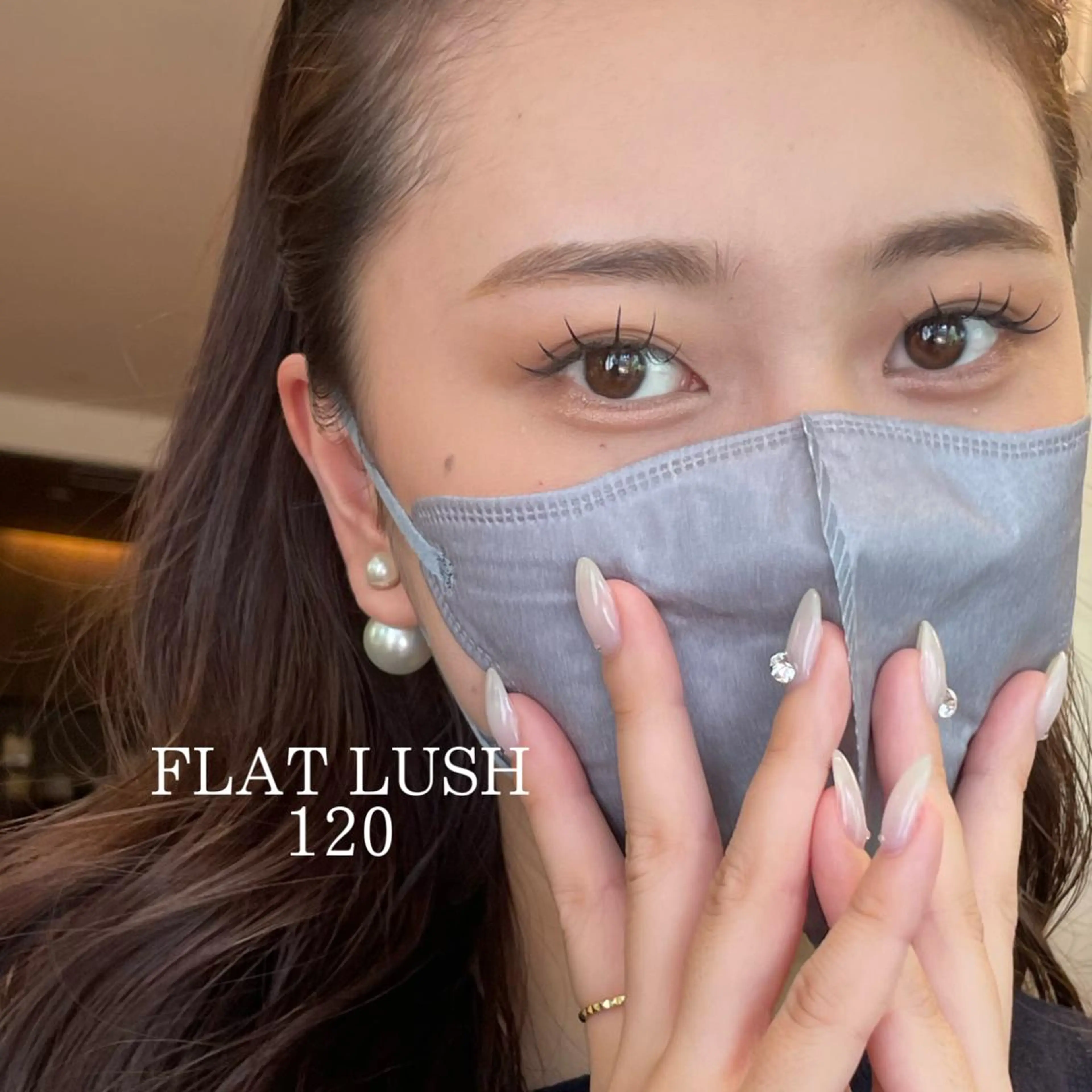 マツエク・マツパ 透明感カラー/ KARENのヘアスタイル