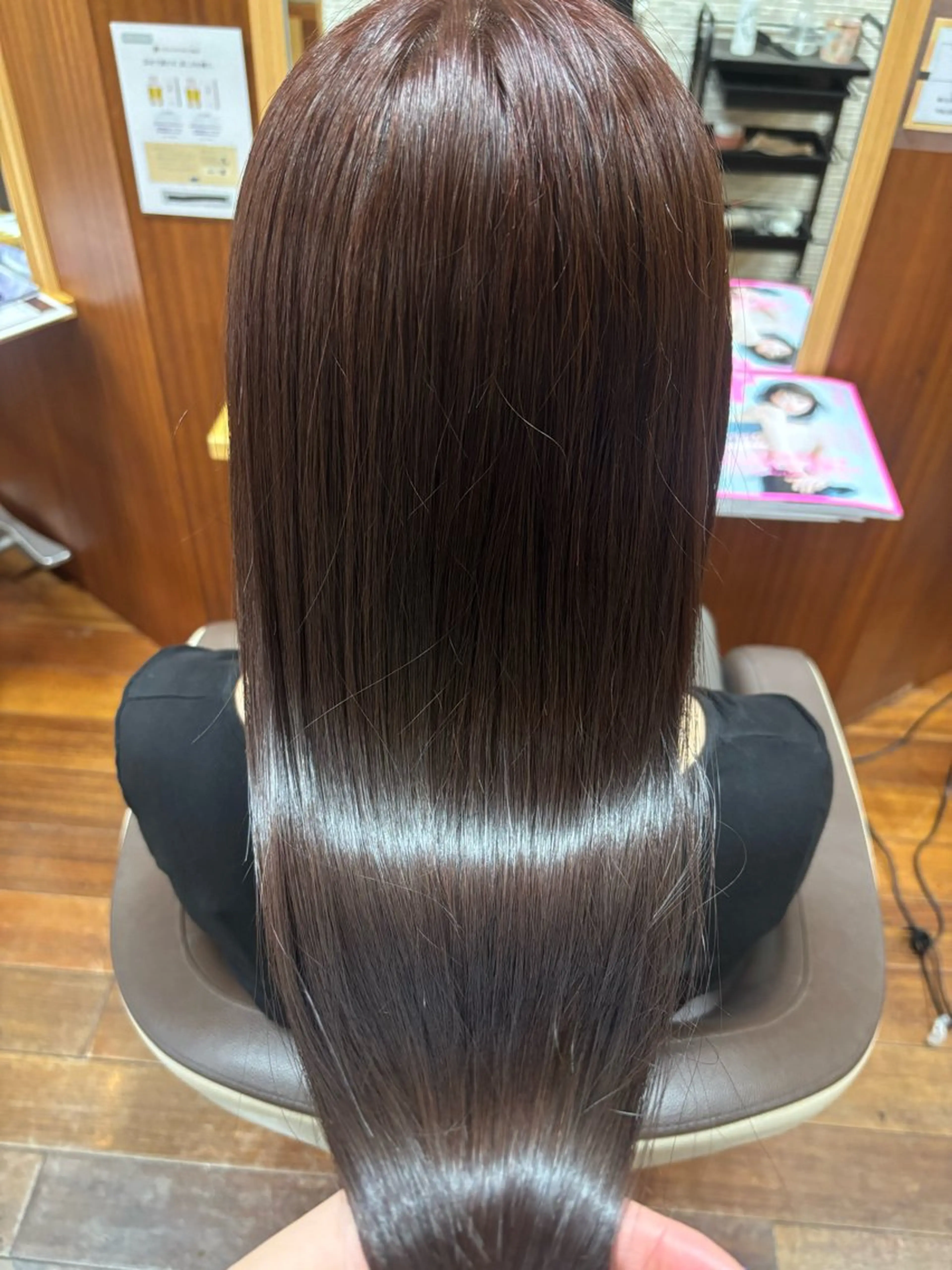 ロング カット ヘアカラー トリートメント よしかわ あいか/京都美容室のヘアスタイル