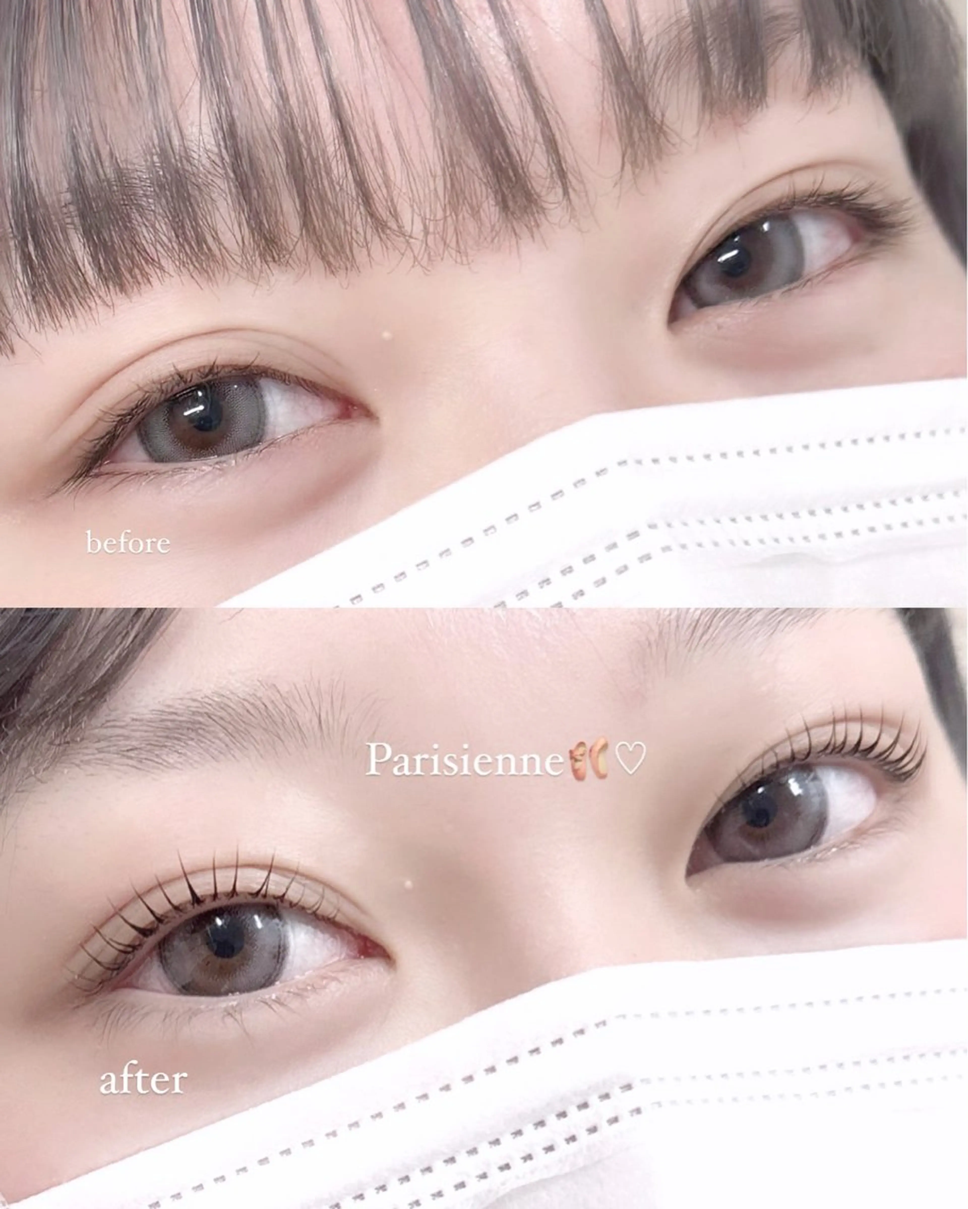 マツエク・マツパ パリジェンヌラッシュリフト ViSEO Coconeのマツエク・マツパデザイン