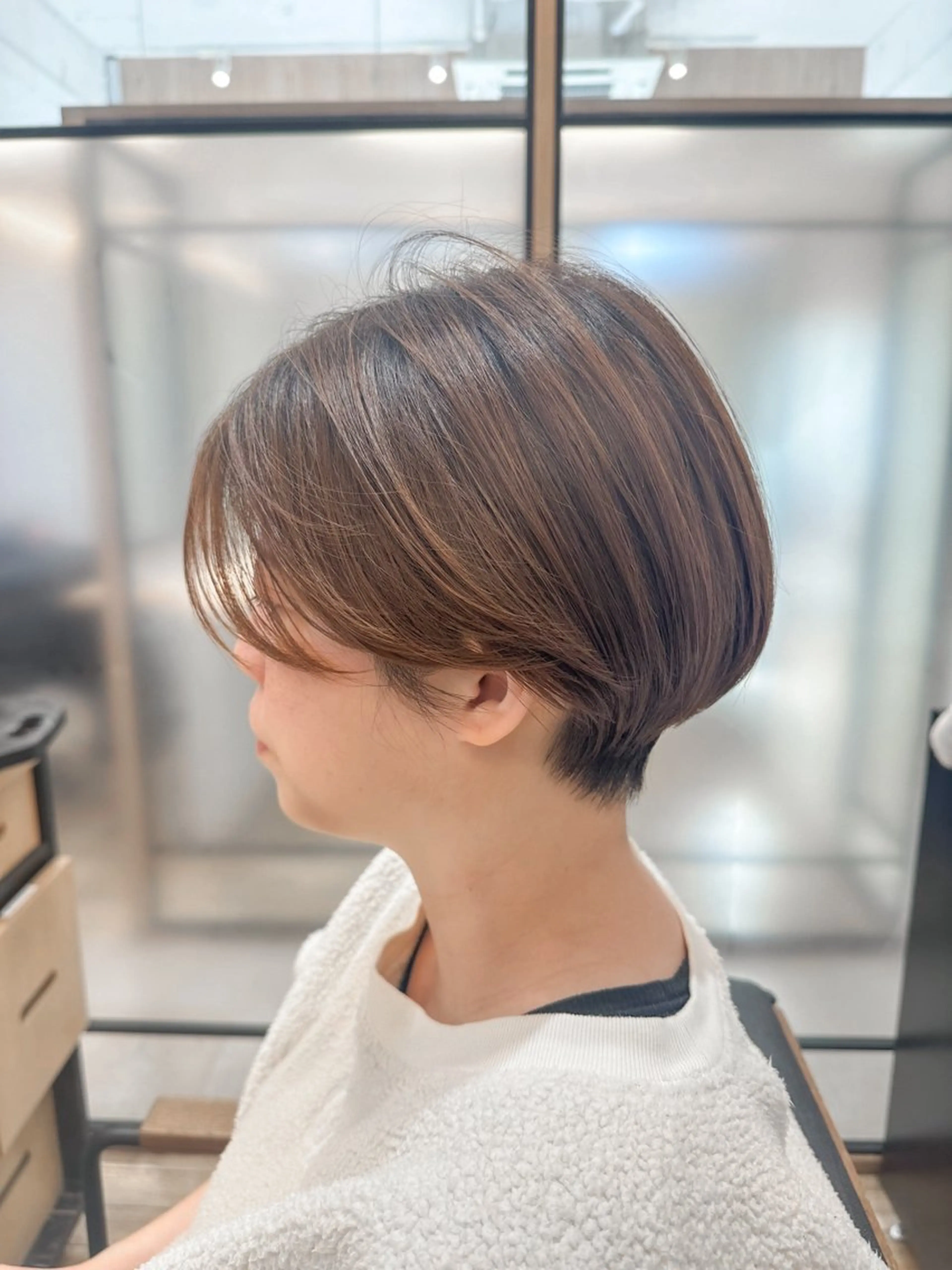 ショート シノハラ ガクト ショート/白髪ぼかしのヘアスタイル