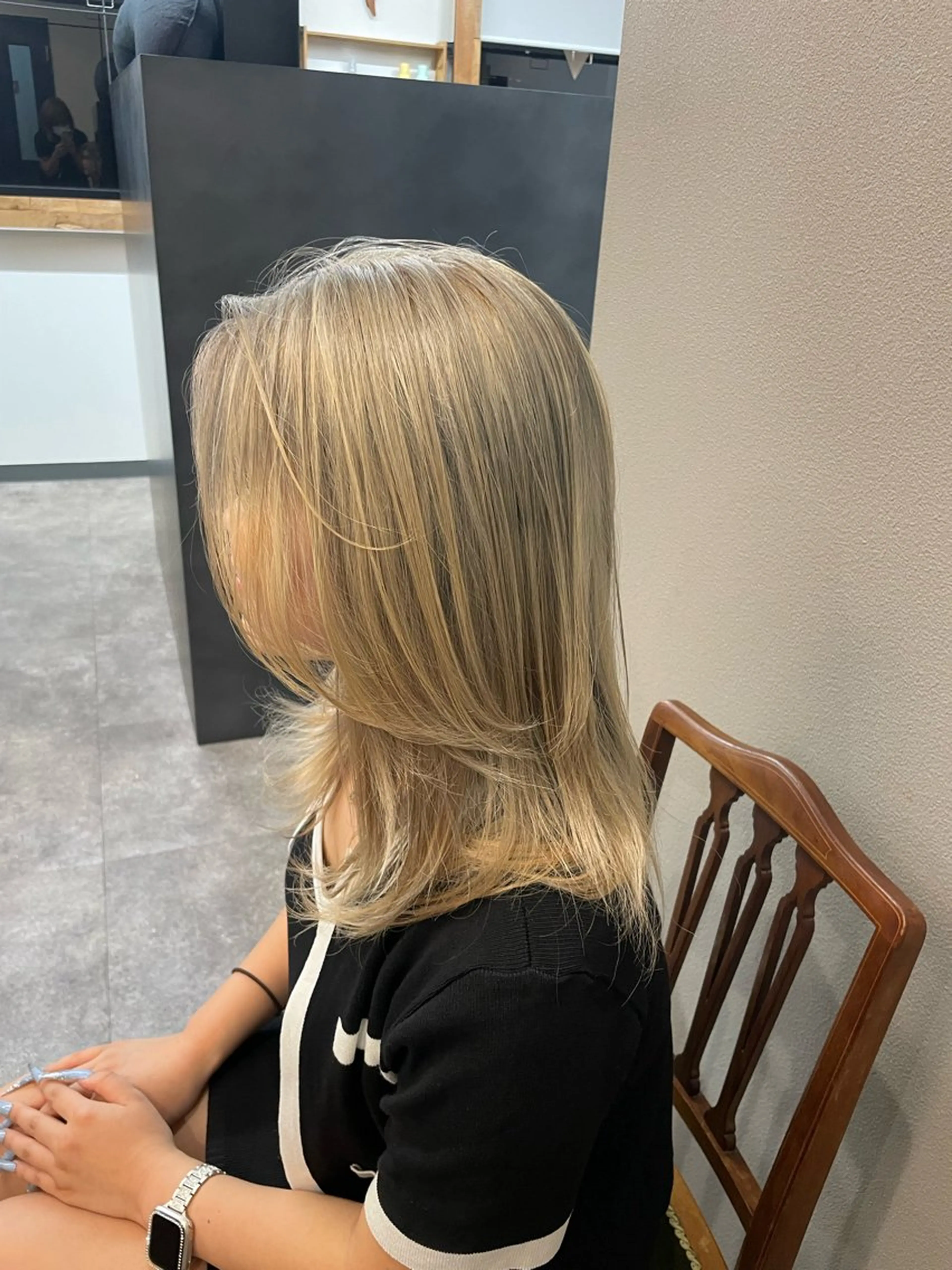 透明感ブリーチカラー❄️＋メンテナンスカット✂️🫧の写真