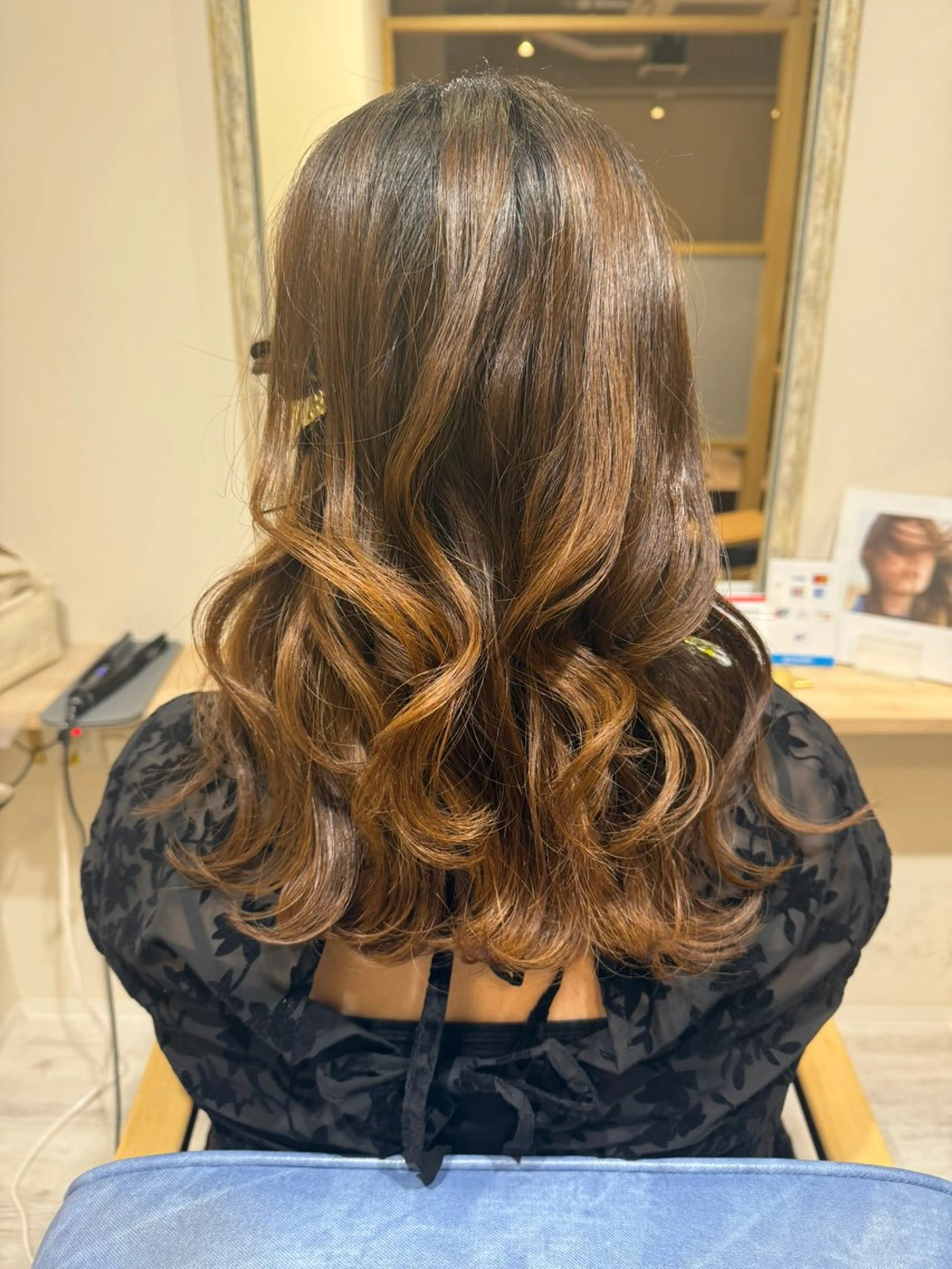 セミロング ヘアセット Connect Rumiのヘアスタイル
