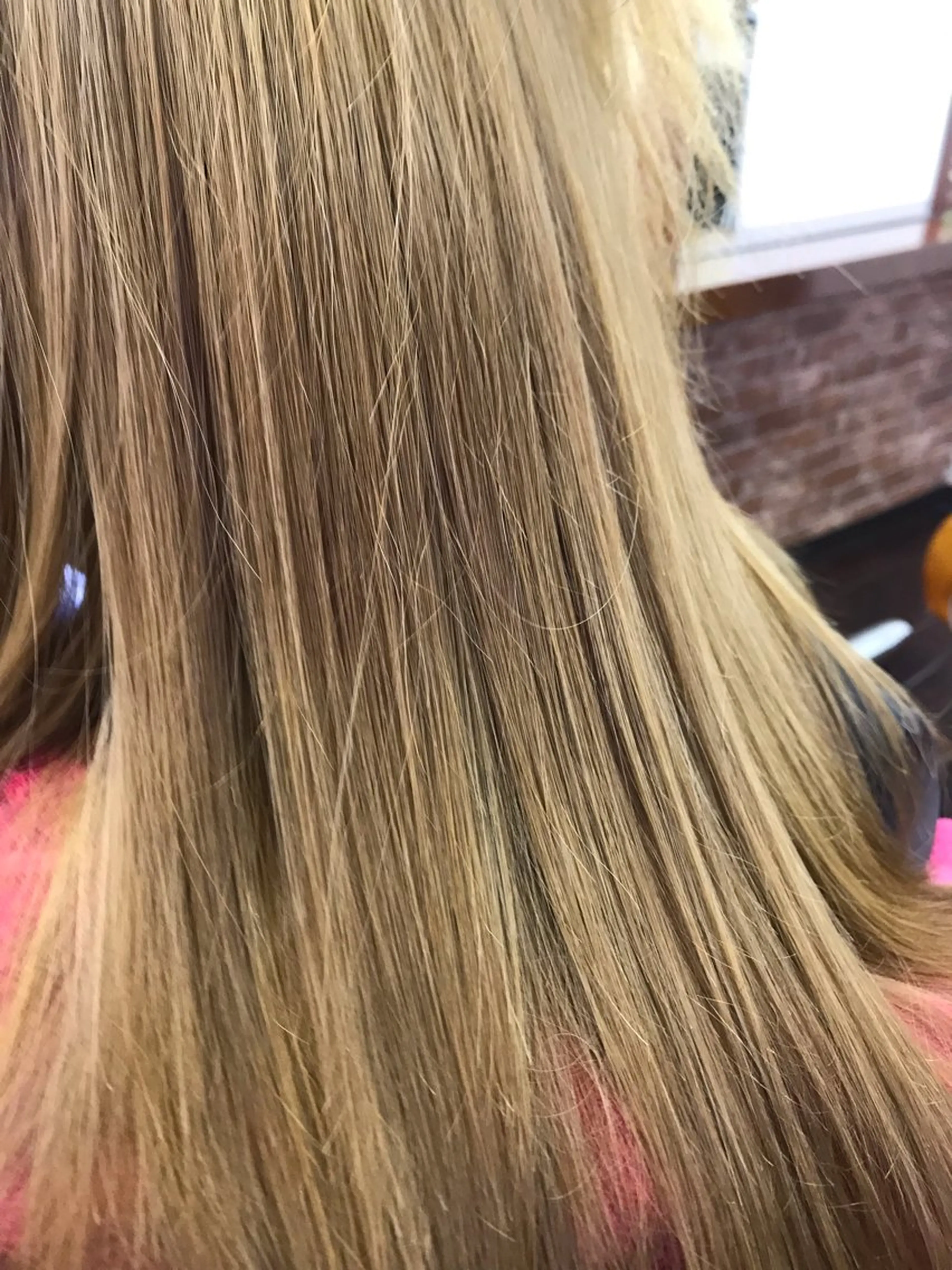 セミロング カラー 桧山 真のヘアスタイル