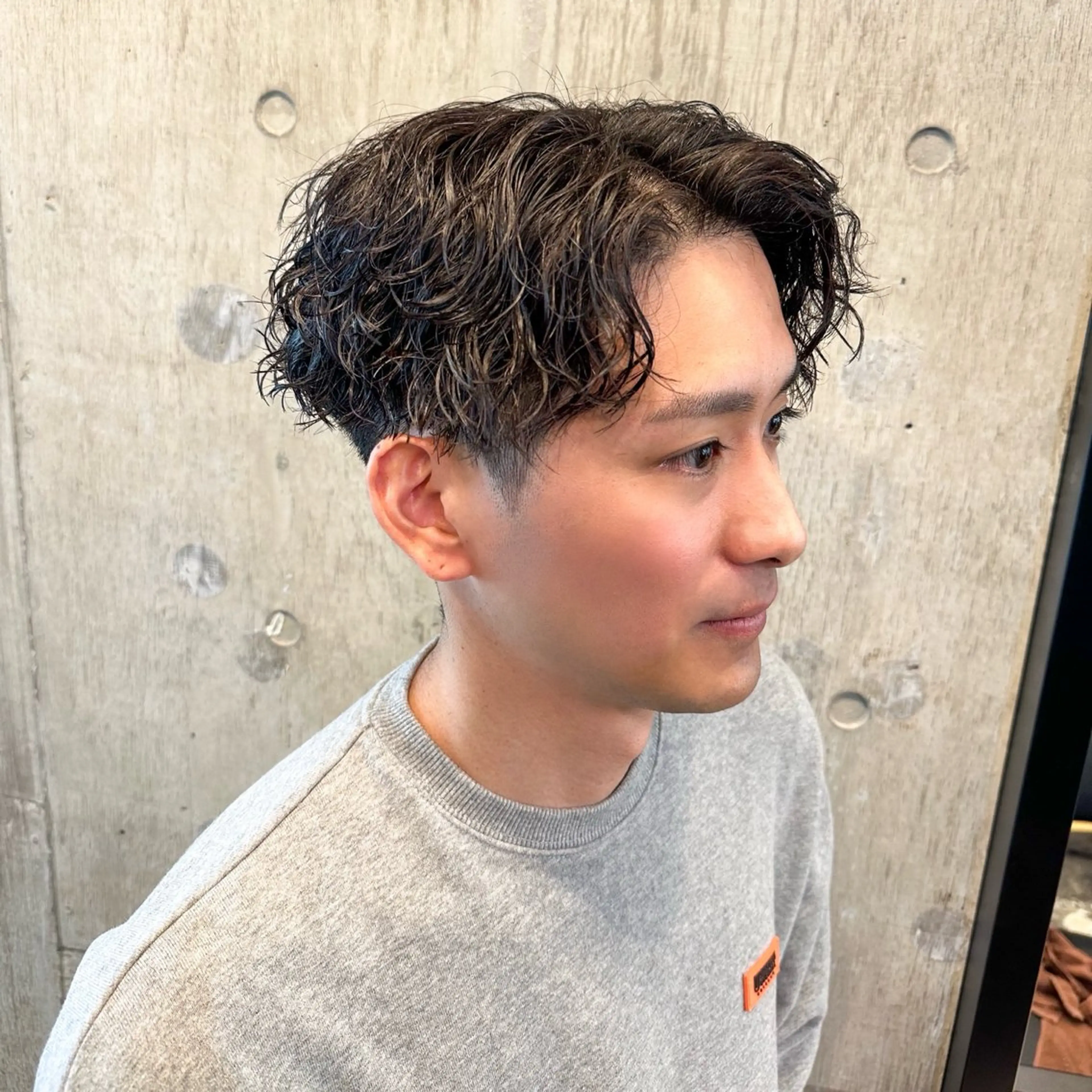 ショート パーマ メンズ カット パーマ トリートメント ツイスパ/メンズ パーマ/歩夢のヘアスタイル