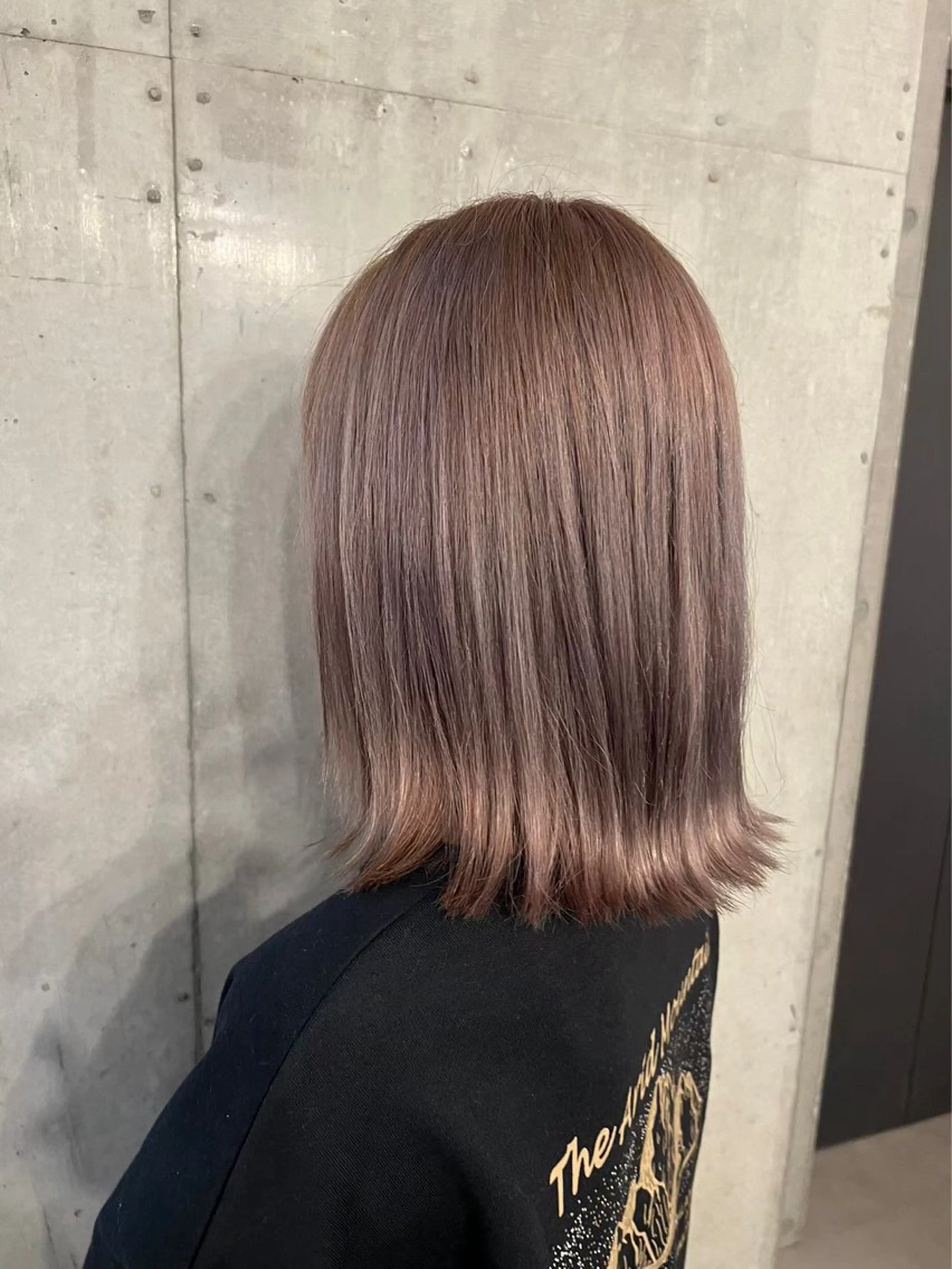 ミディアム カラー ヘアカラー ✨艶モテ/上質カラー 🪽🫧門倉瑠生のヘアスタイル