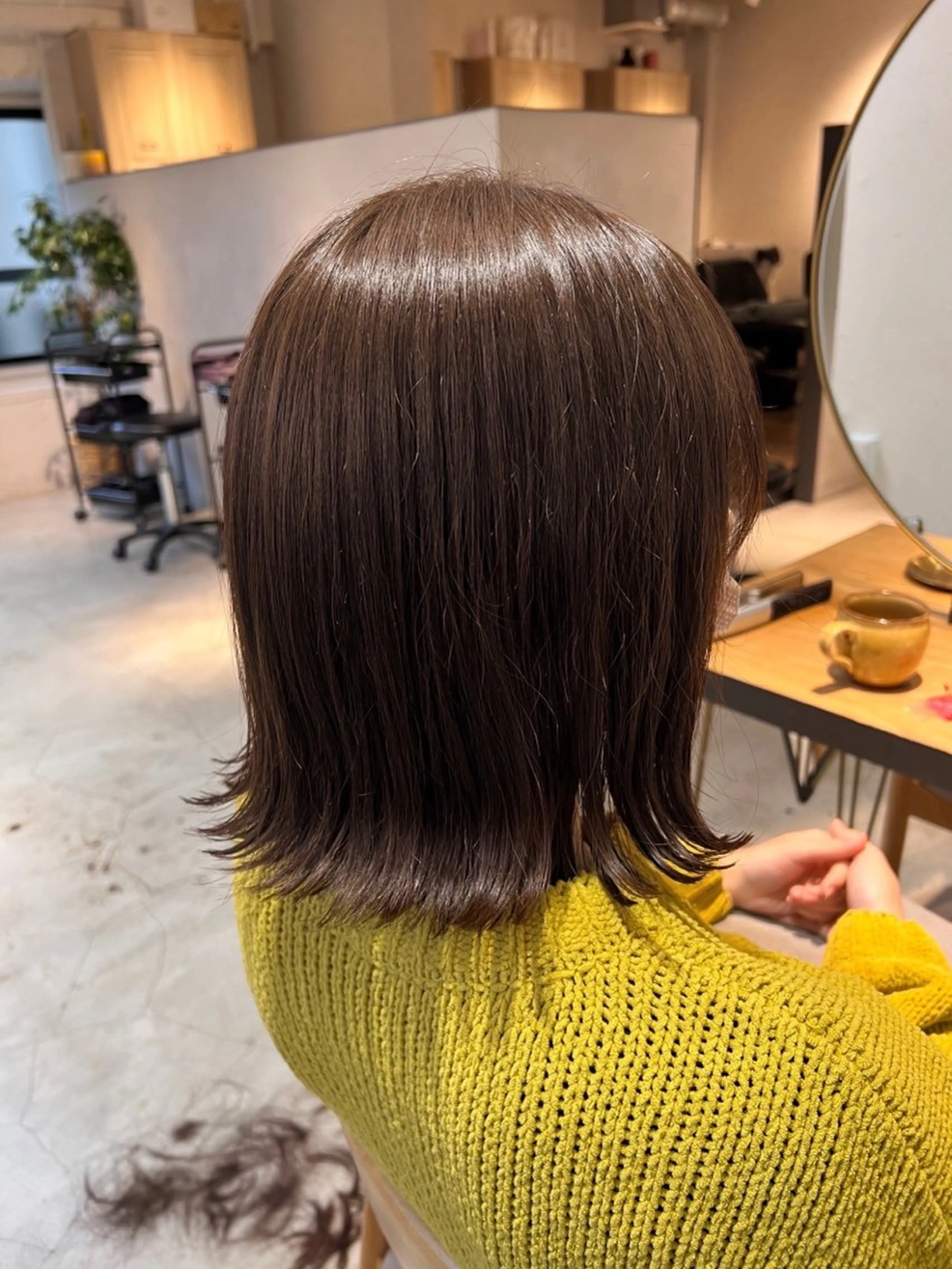 ミディアム カラー カラー/レイヤー /カット泉谷七登のヘアスタイル