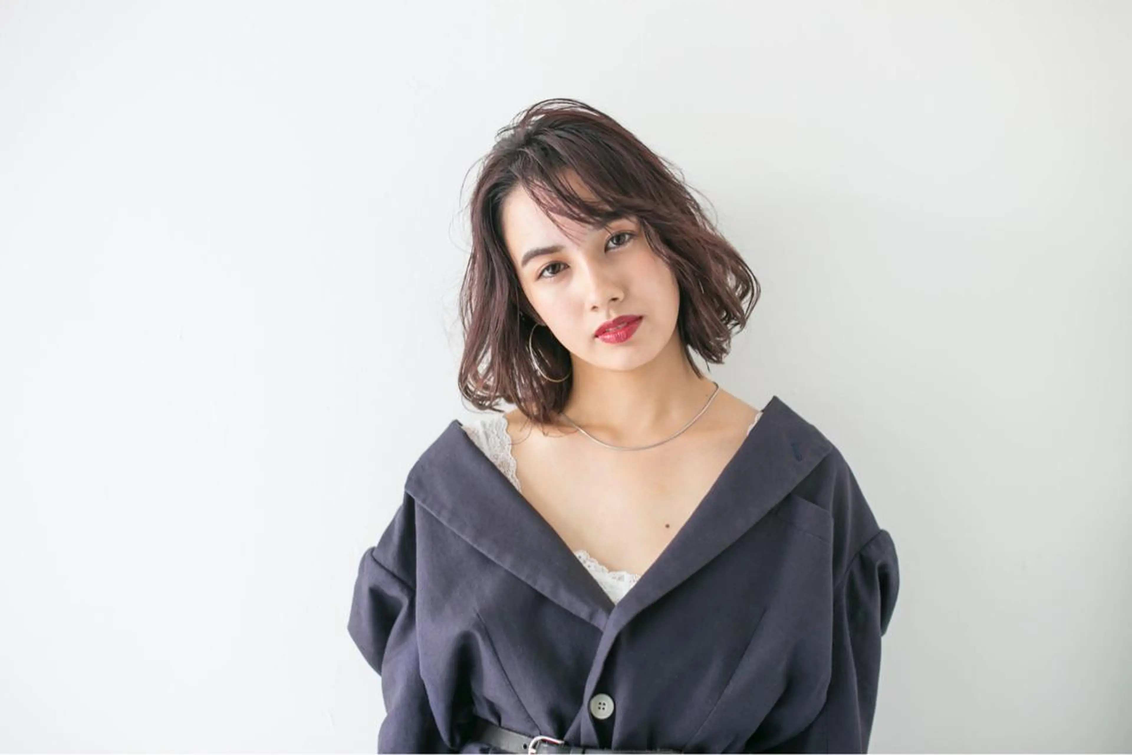 カラー イルミナカラー ボブ カット ヘアカラー トリートメント 💓パーマ，💗 レイヤーカットのヘアスタイル