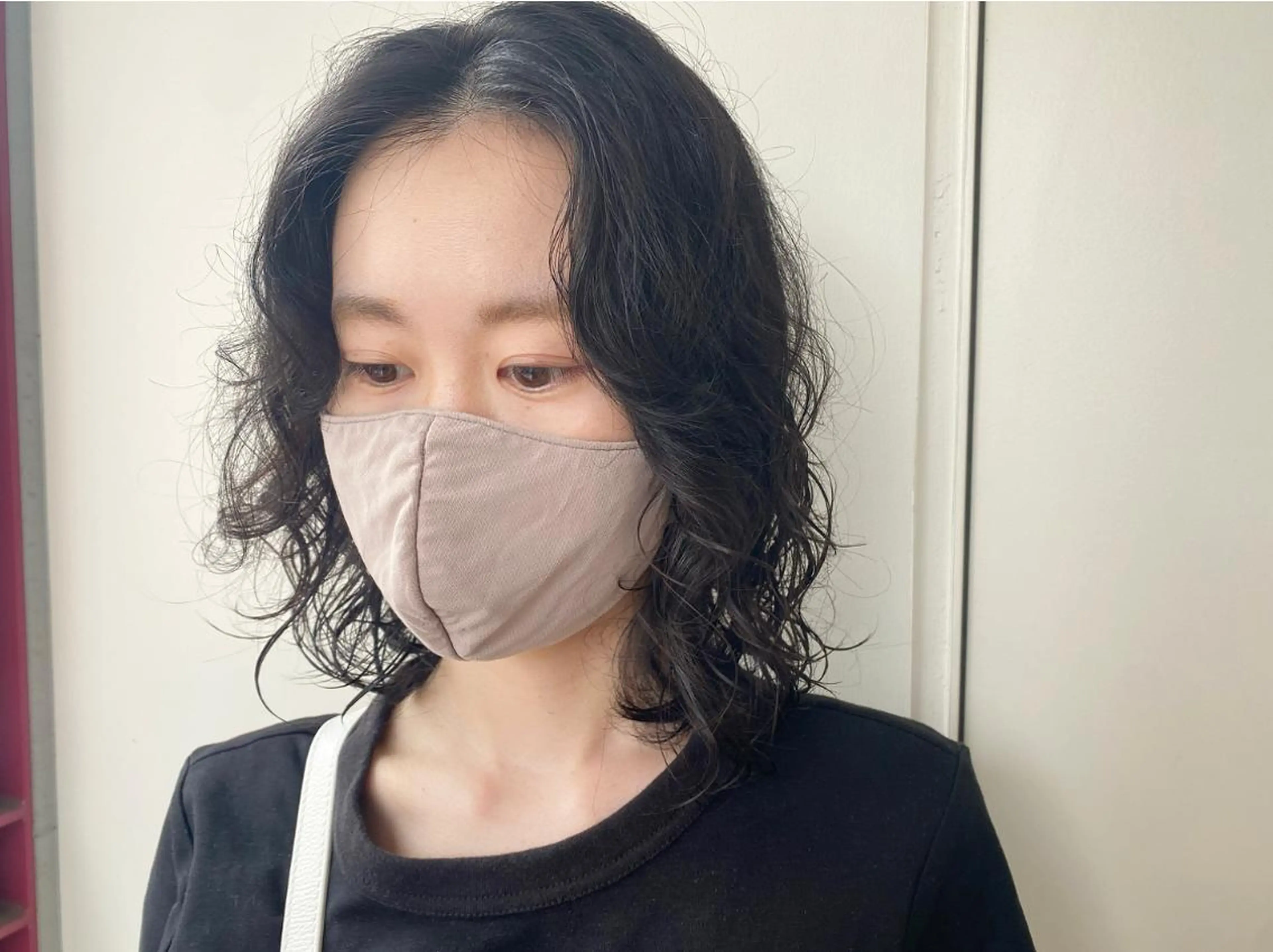 ミディアム カラー パーマ 艶カラー/似合わせ 💖Emmy💖のヘアスタイル