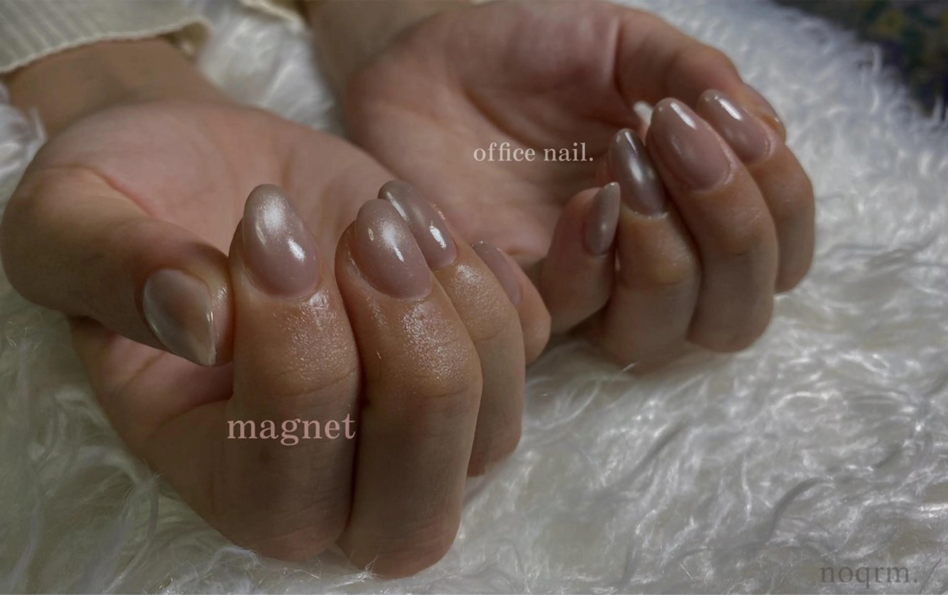 ネイル ハンドネイル n o q r m. n a c h iのネイルデザイン