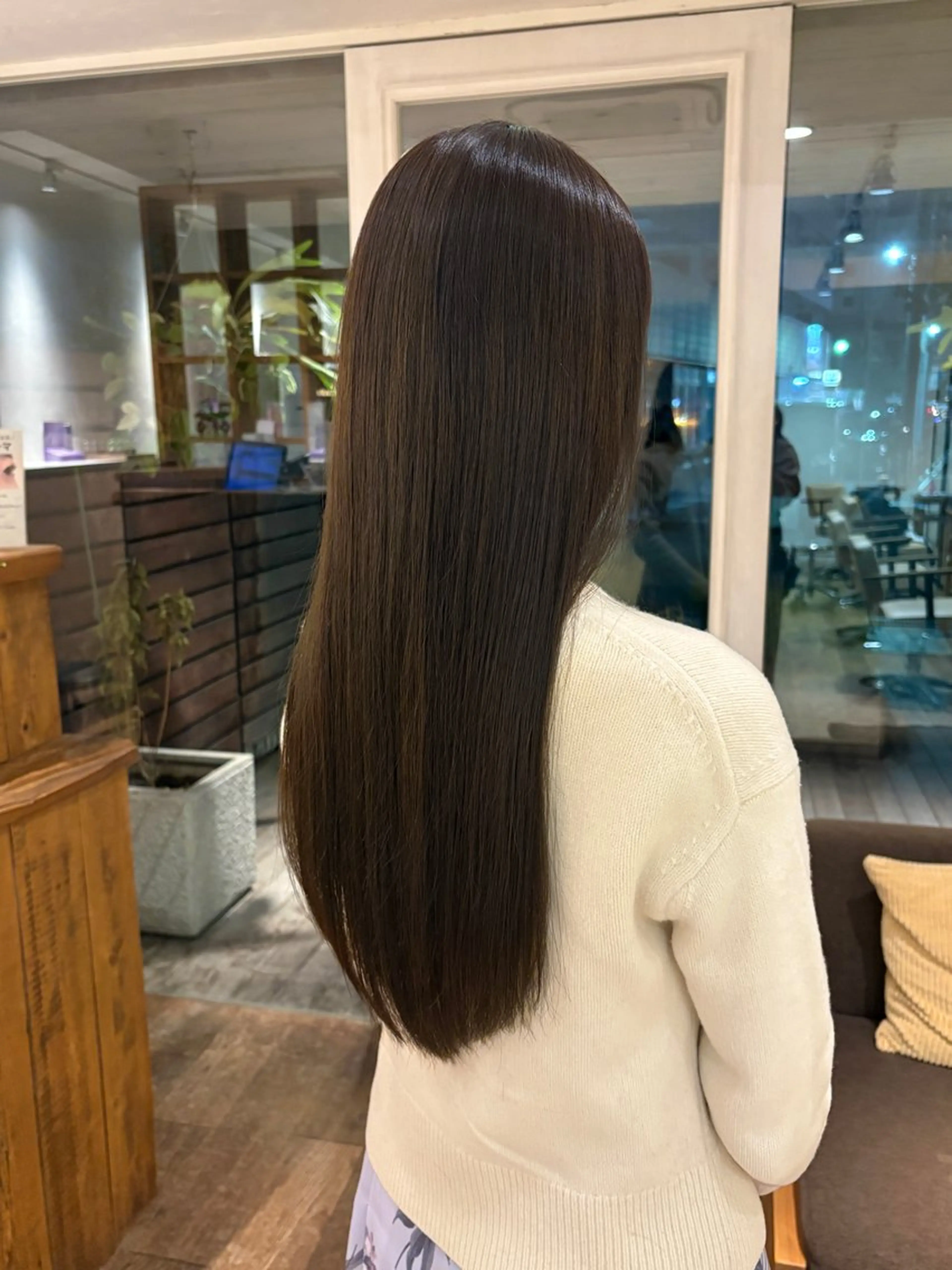 ロング カラー ブラウンカラー オリーブブラウン 天王寺美容室/カット モデル募集/miiaのヘアスタイル