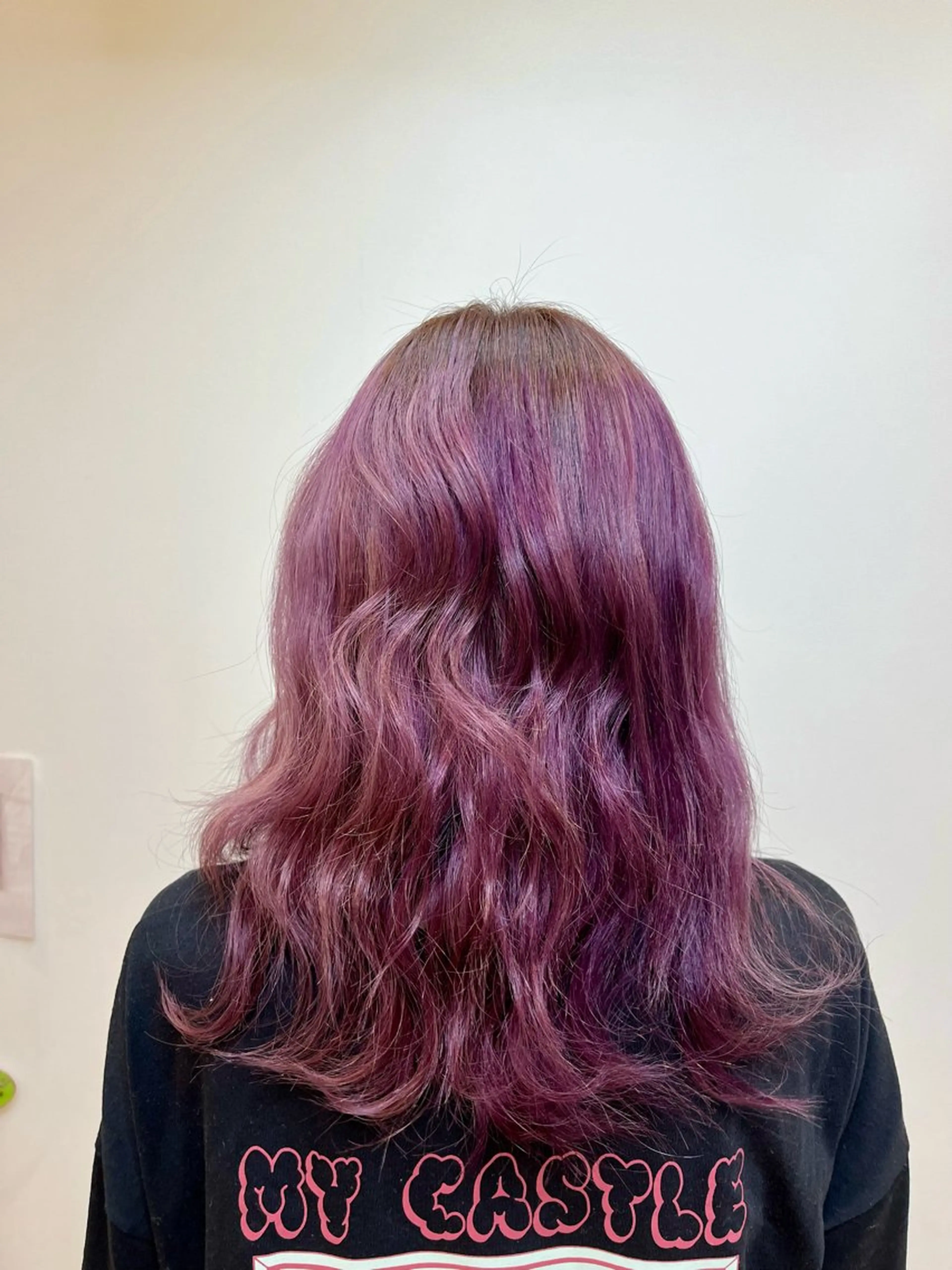 ロング カラー パープルカラー メンズカット/パーマ 牛尾丈のヘアスタイル