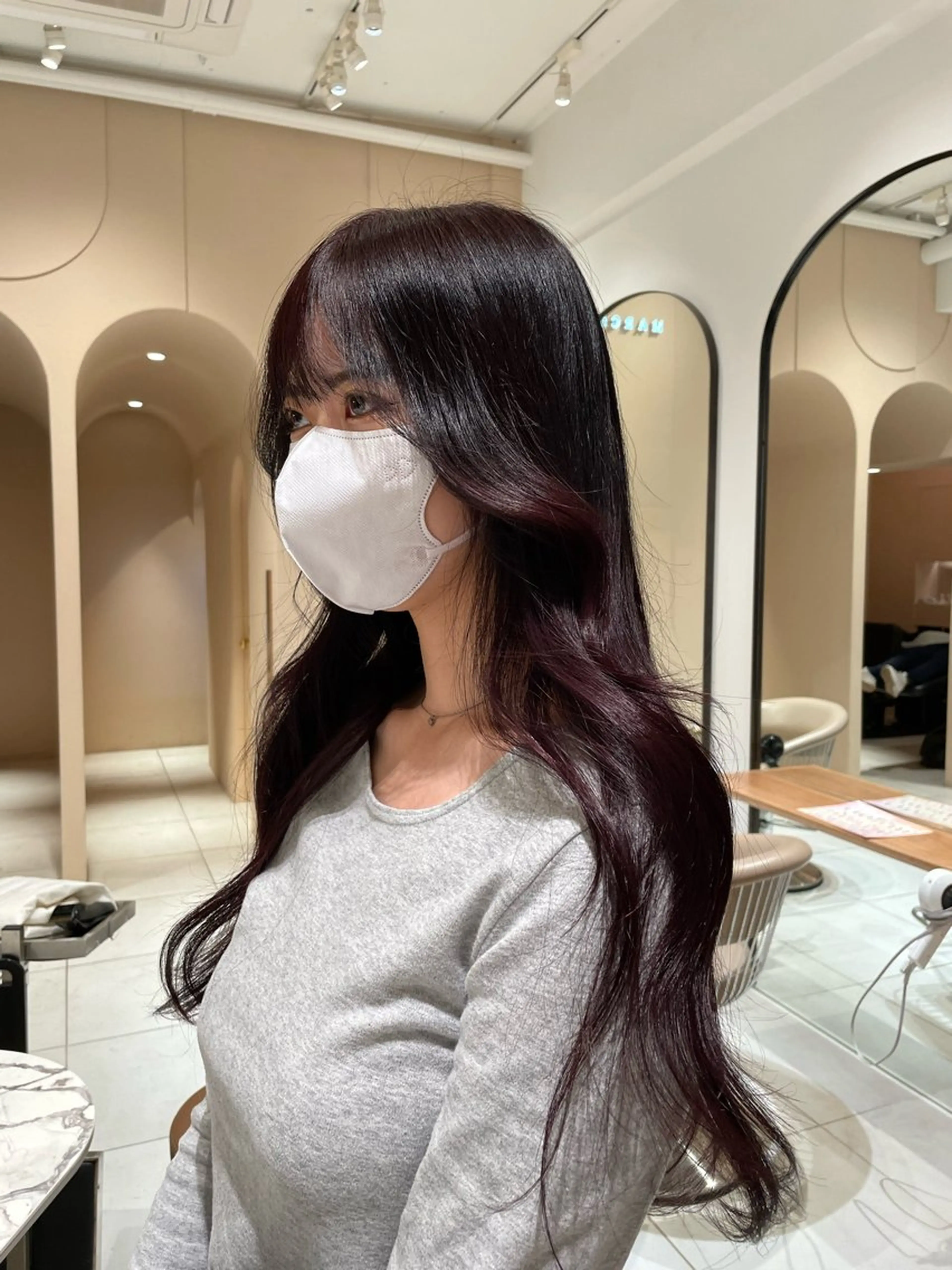 ロング カラー 無料ショートカット 募集中📛杏のヘアスタイル