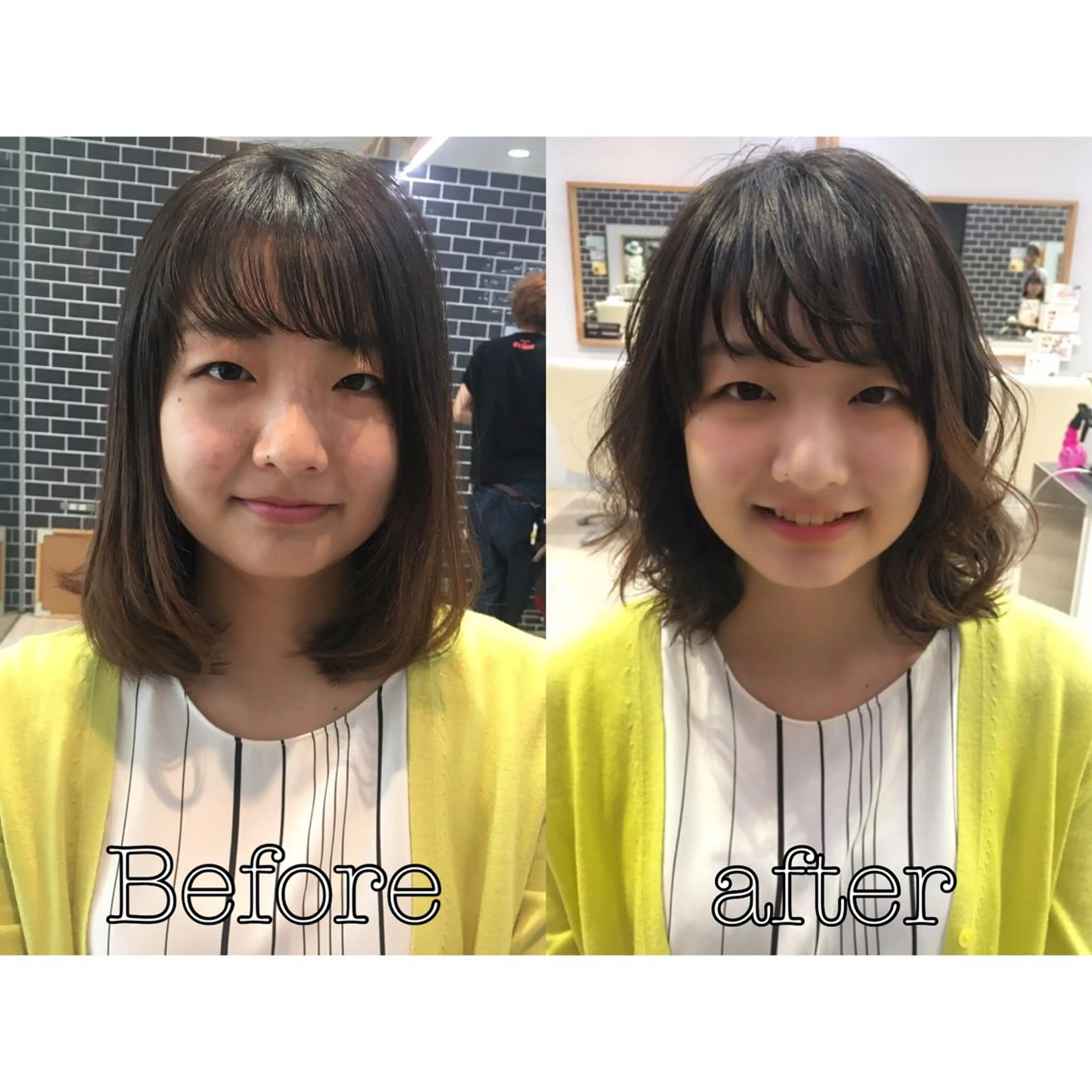 ショート ボブ レイヤーカット 小顔カット 中村 美穂のヘアスタイル
