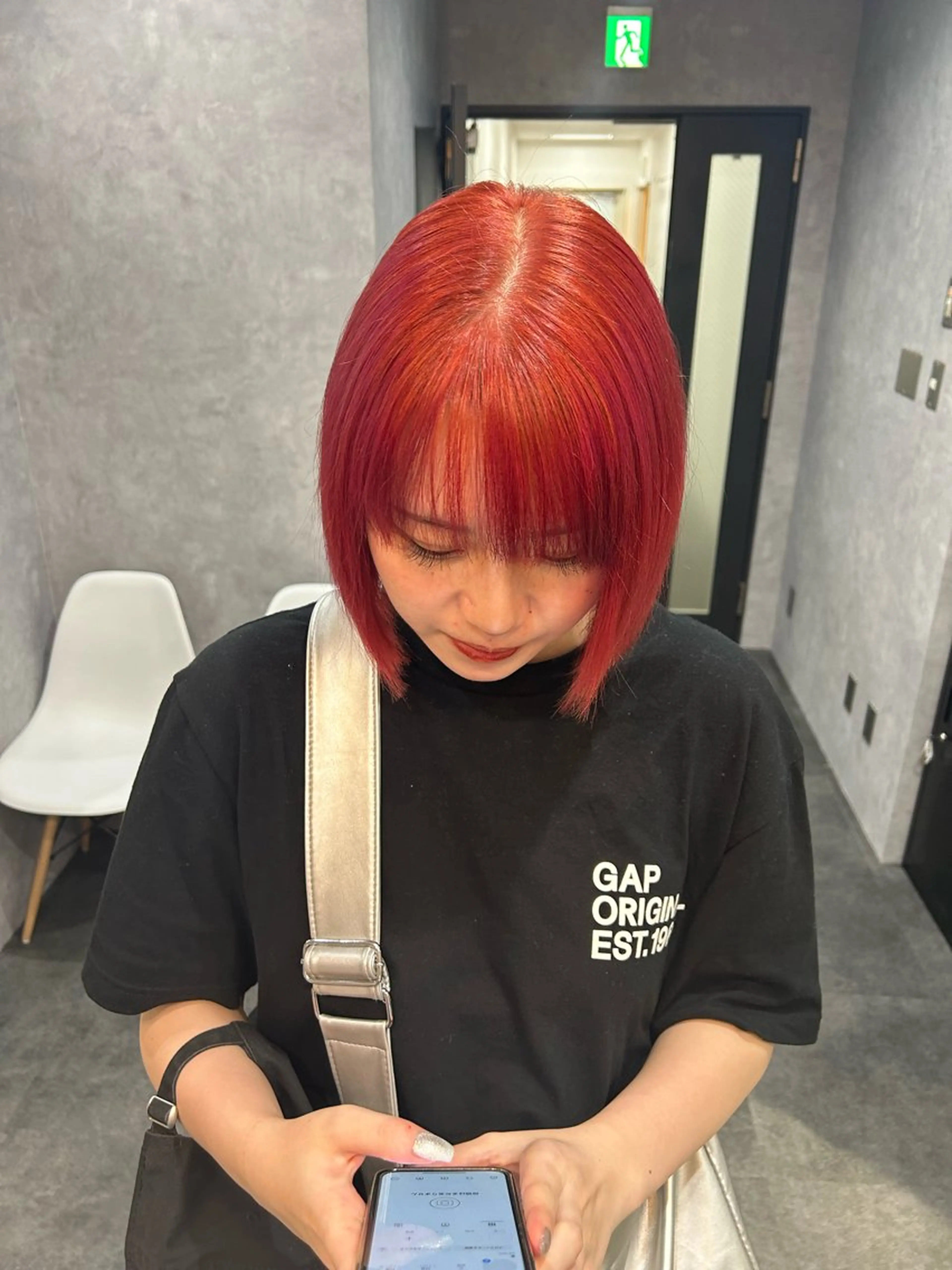 ミディアム プルエクステ/インナ ーカラー🦊はるなのヘアスタイル