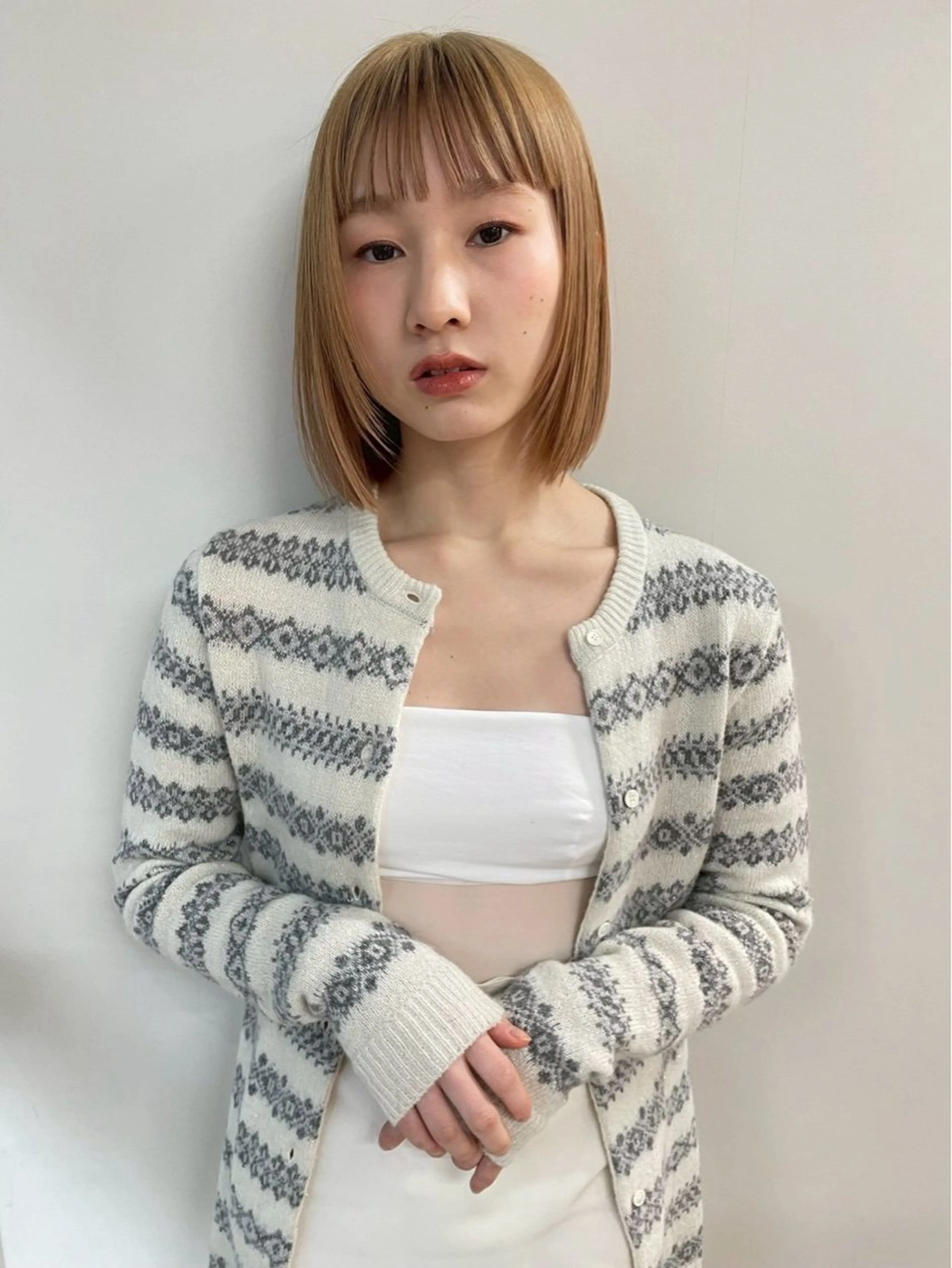 カラー miku/天神 艶カラーのヘアスタイル