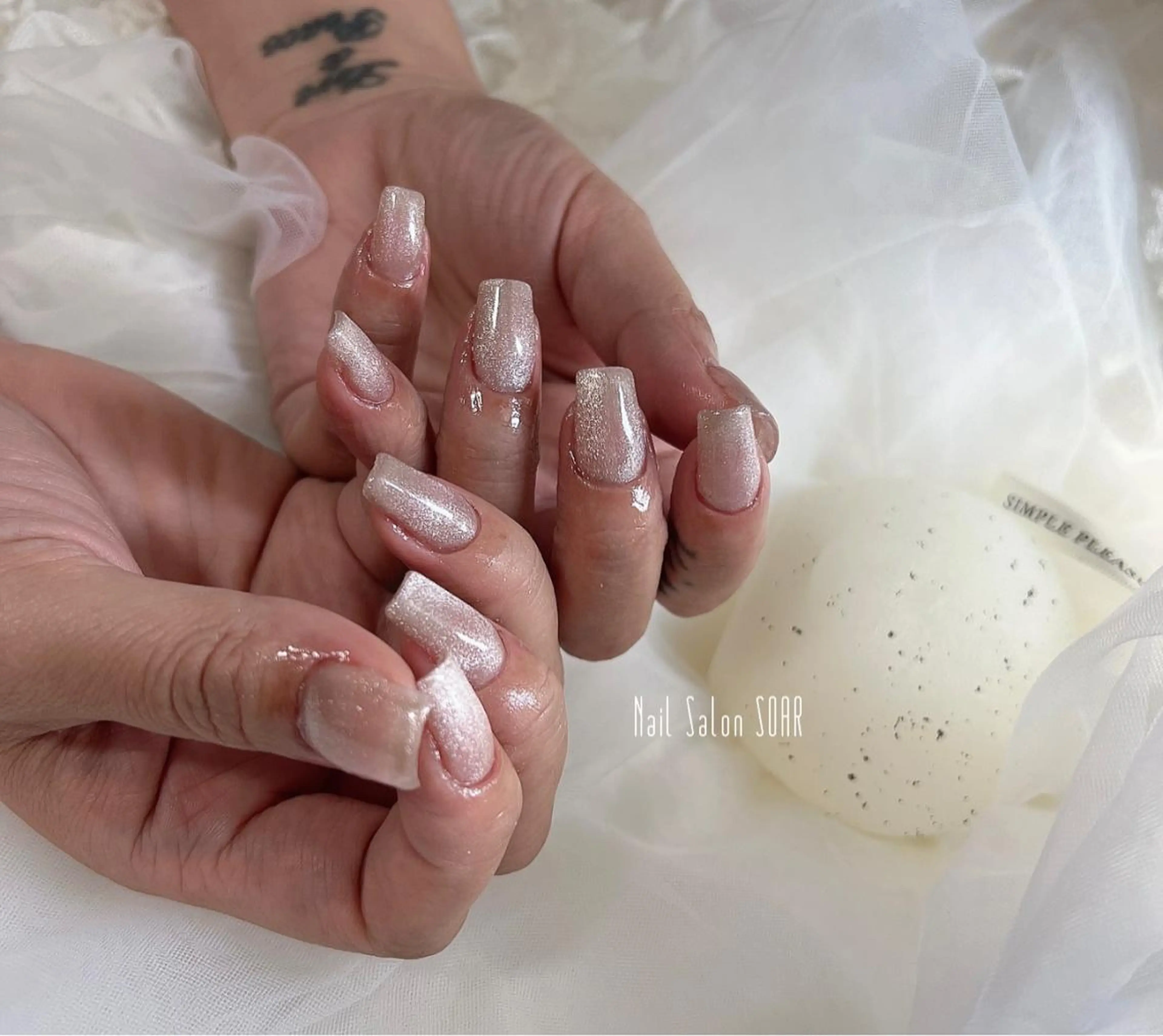 ネイル マグネットネイル マグネットワンカラー ワンカラーネイル nonnail HINAのネイルデザイン